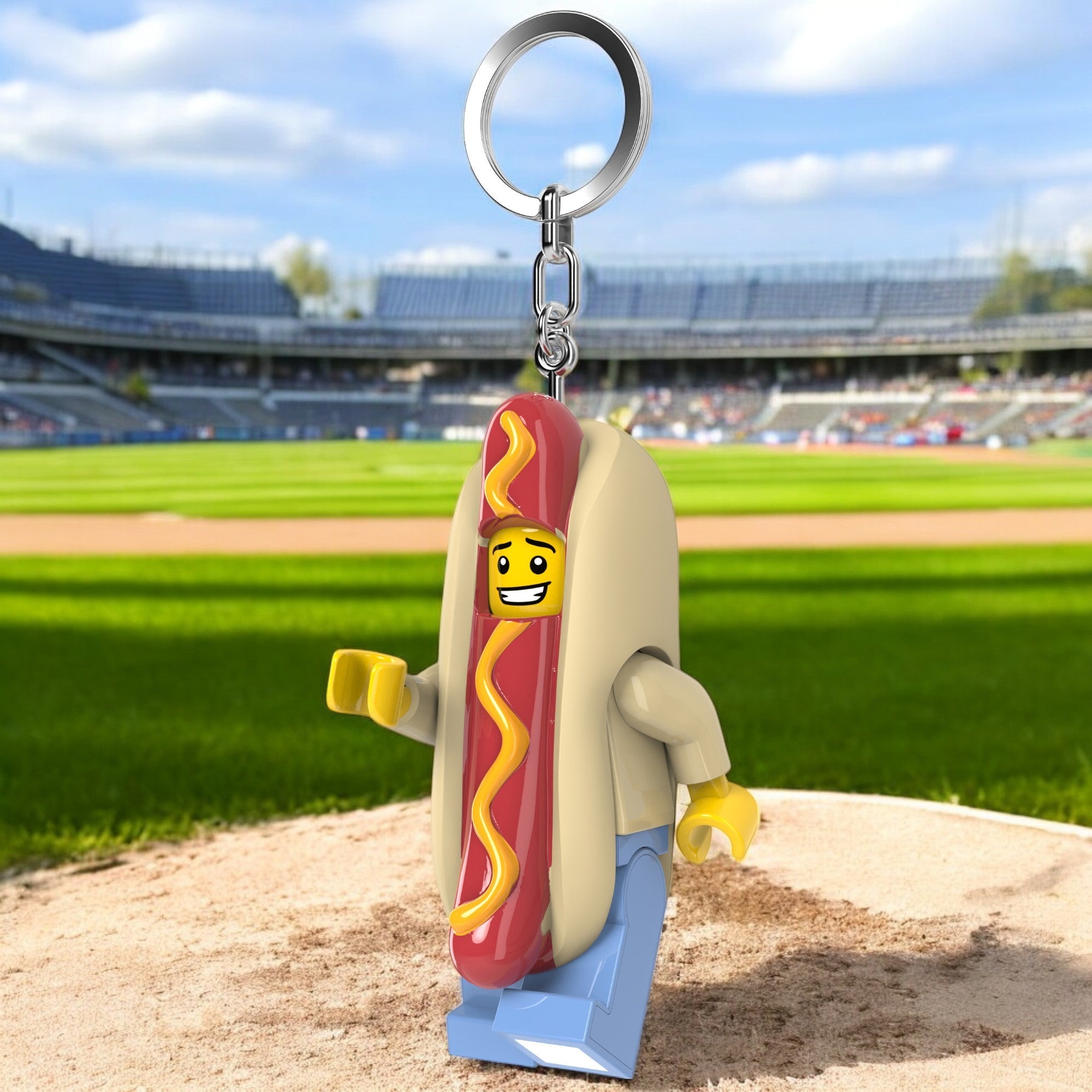 LEGO ICONIC HOT DOG KEYCHAIN LIGHT