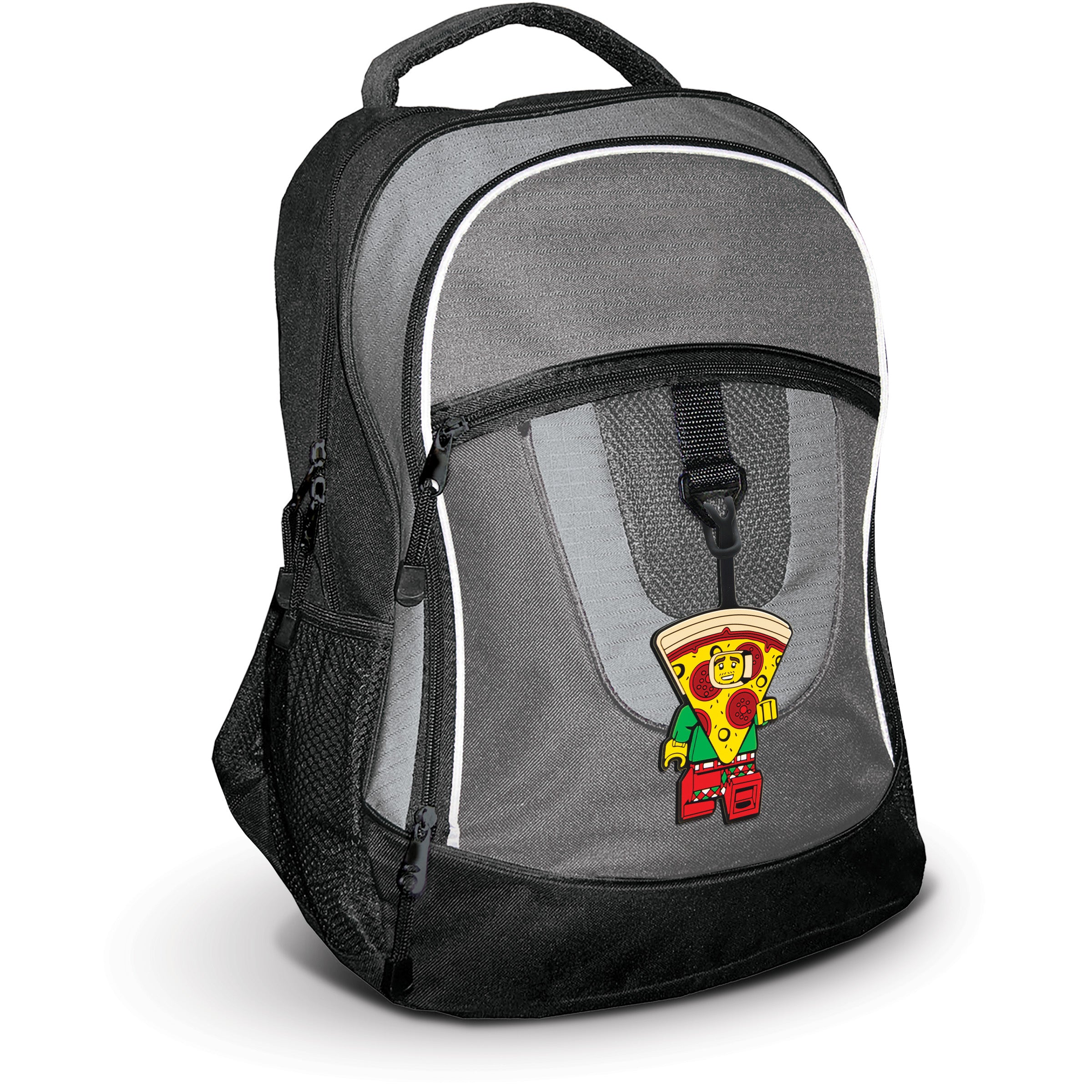 LEGO ICONIC PIZZA GUY SILICONE BAG TAG