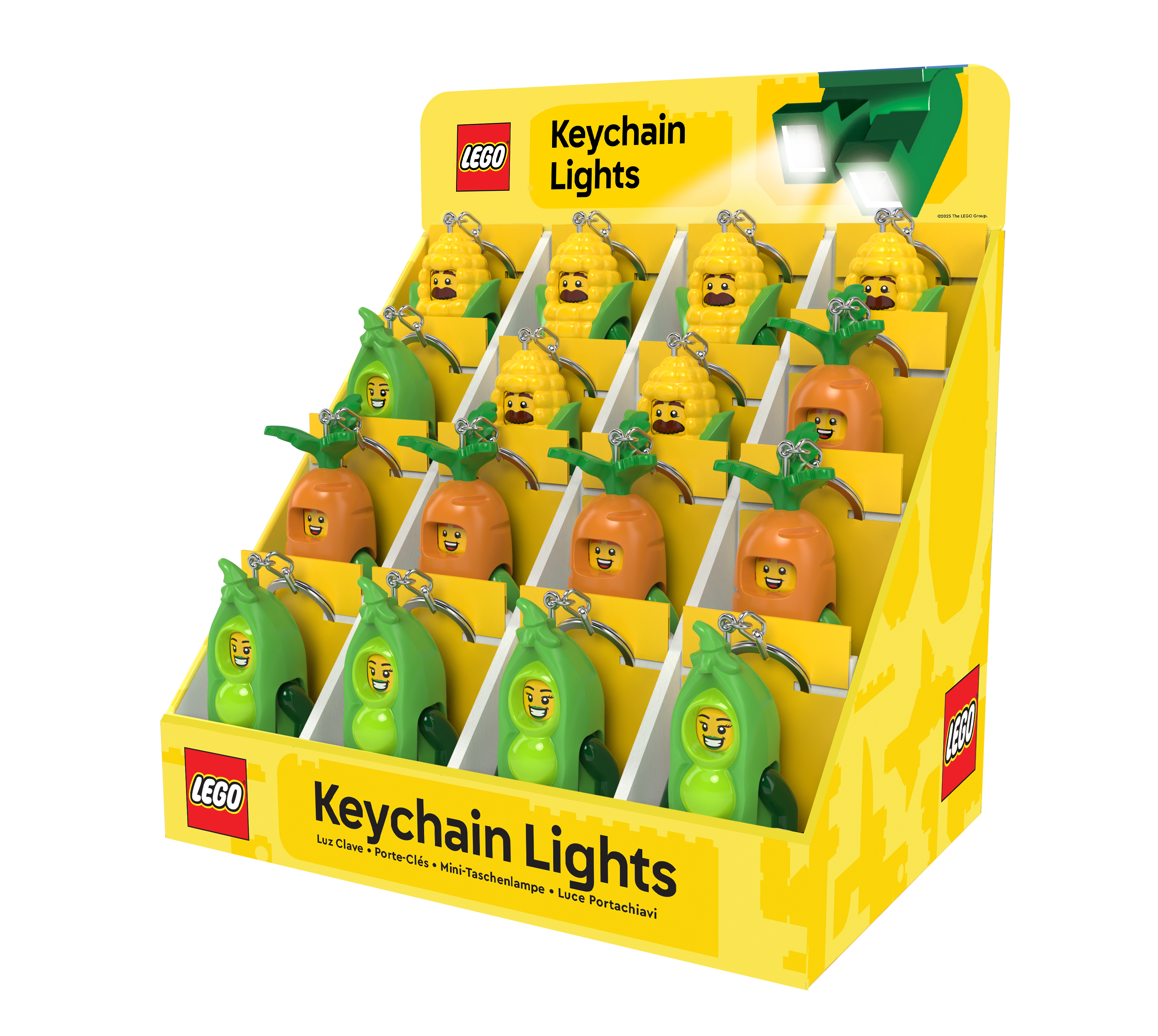 LEGO® Minifigures™ Keychain Light 16 CDU Farmers Market
