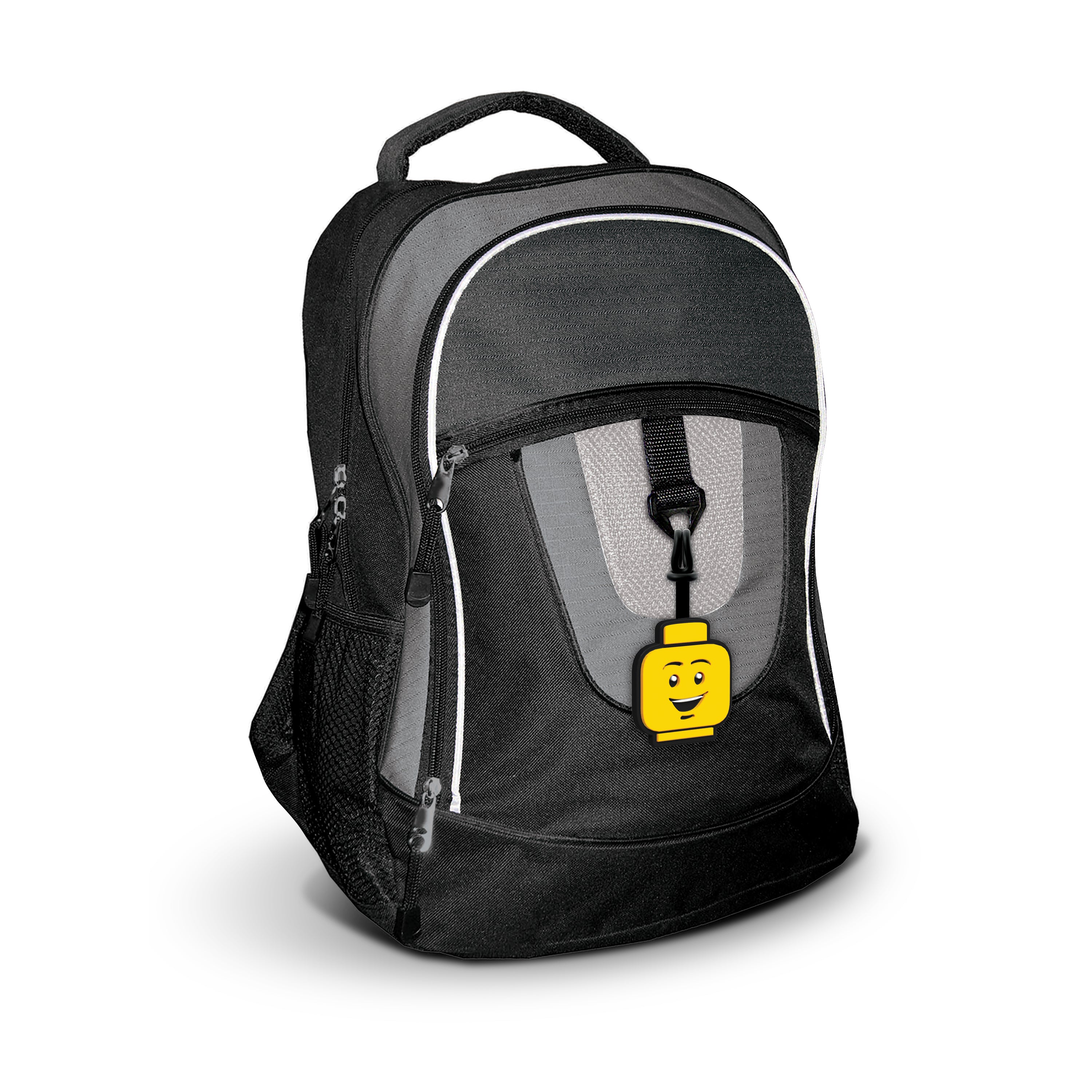 LEGO ICONIC BOY FACE SILICONE BAG TAG