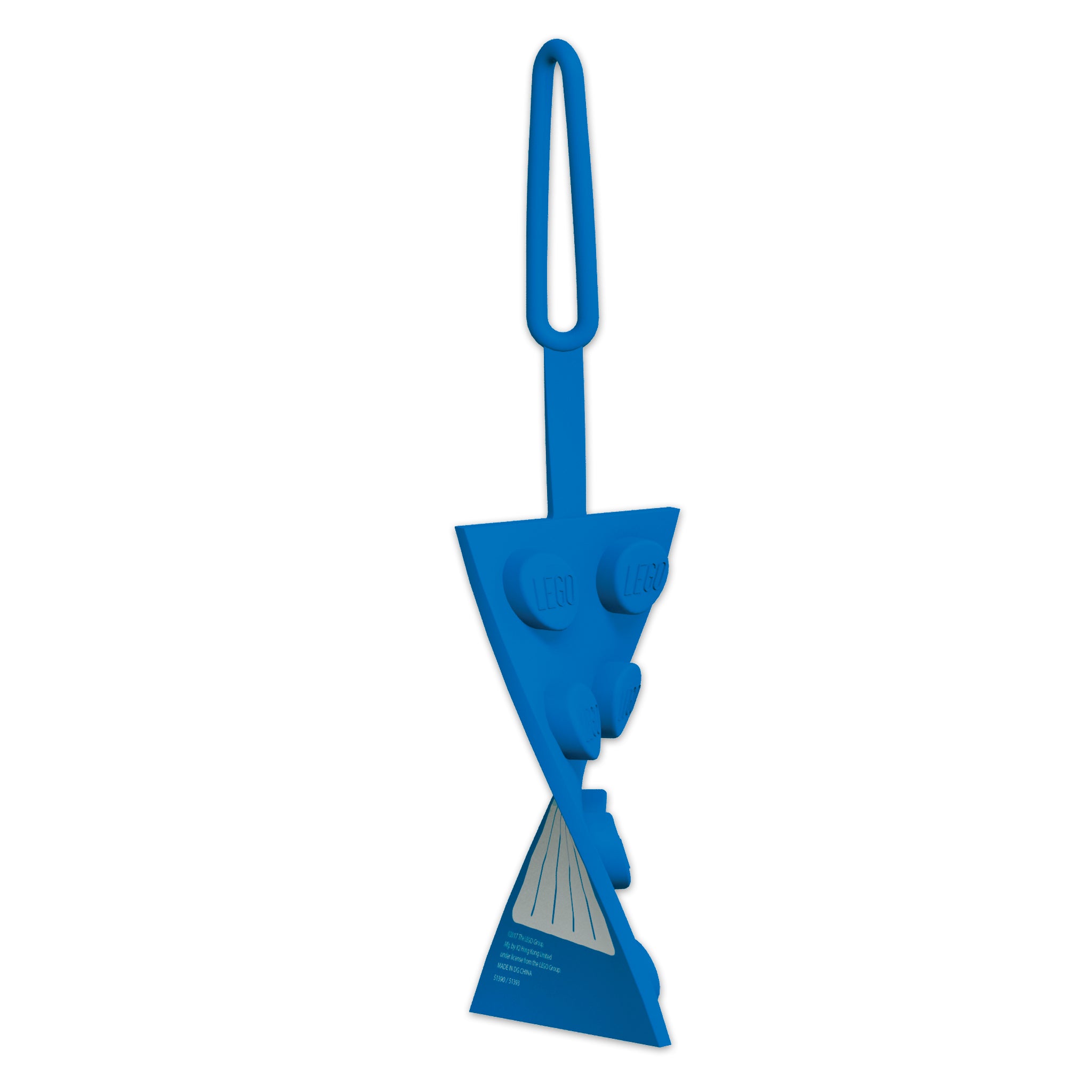 LEGO ICONIC 2X4 SILICONE BAG TAG - BLUE