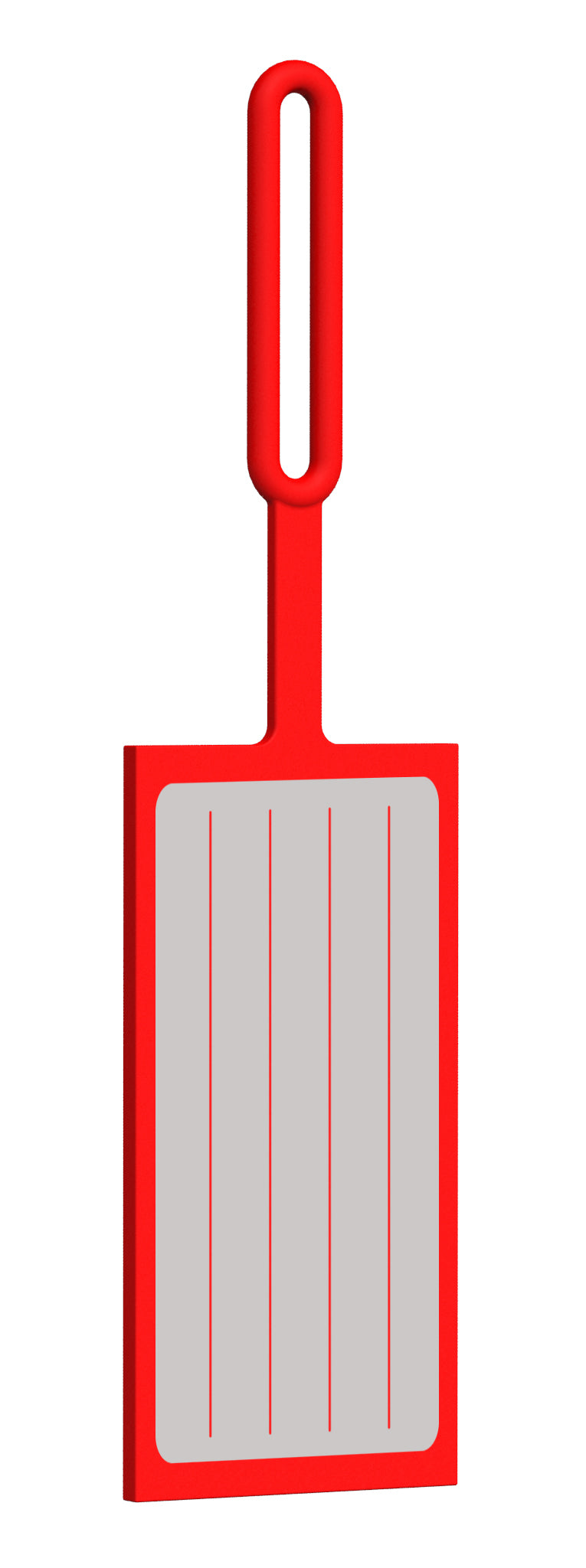 LEGO ICONIC 2X4 SILICONE BAG TAG - RED