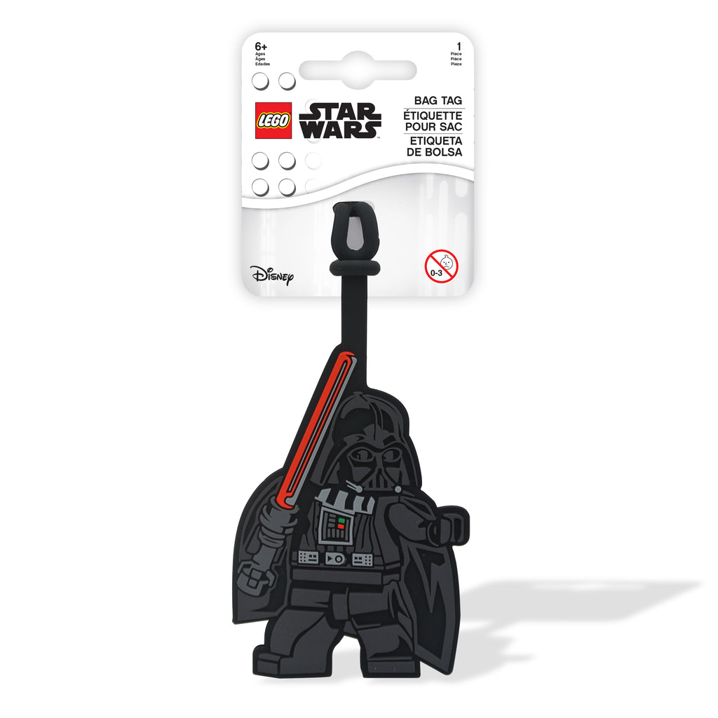 LEGO STAR WARS DARTH VADER SILICONE BAG TAG