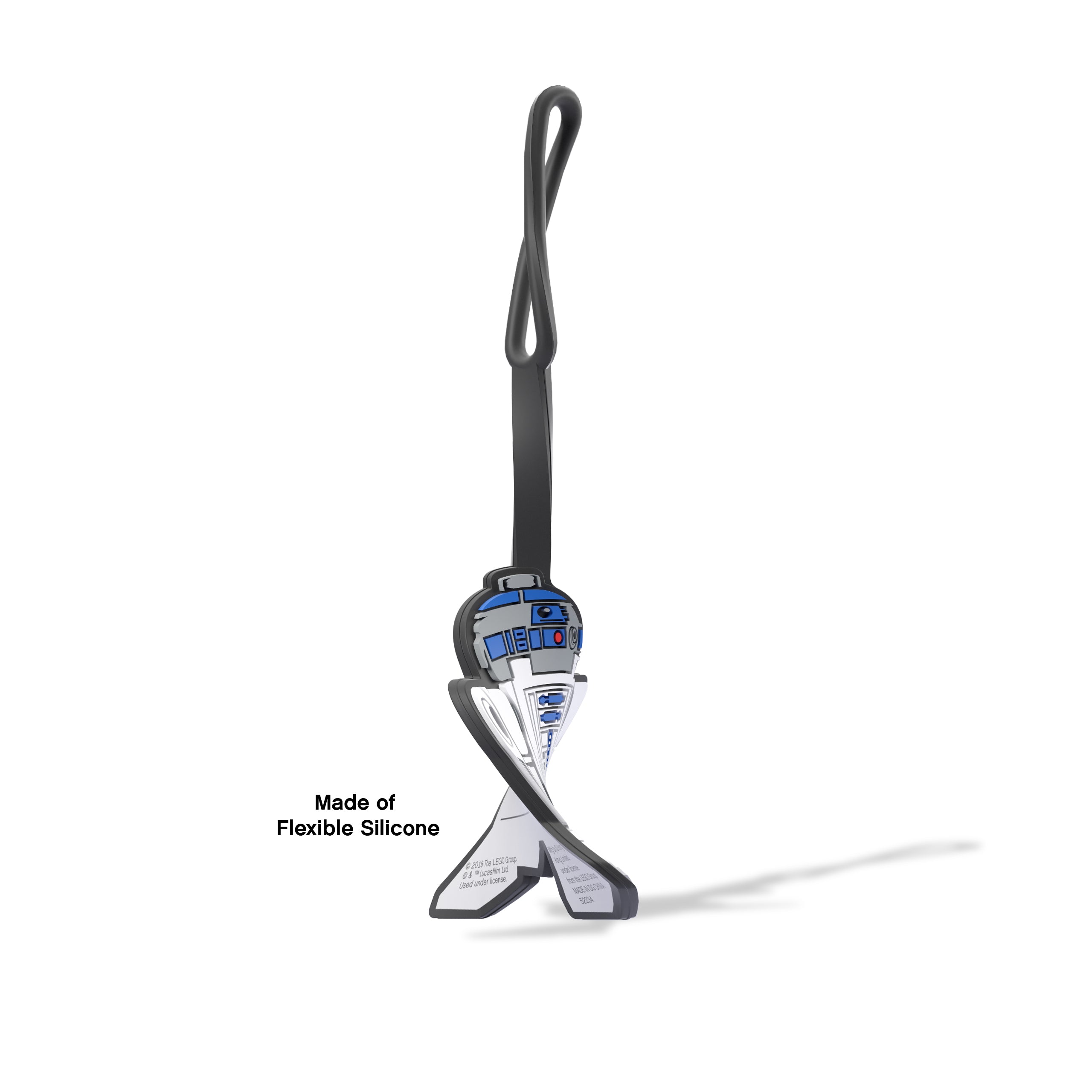 LEGO STAR WARS R2-D2 SILICONE BAG TAG