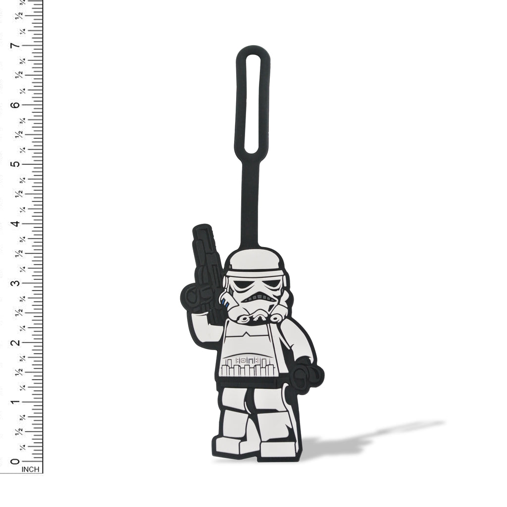 LEGO STAR WARS STORMTROOPER SILICONE BAG TAG