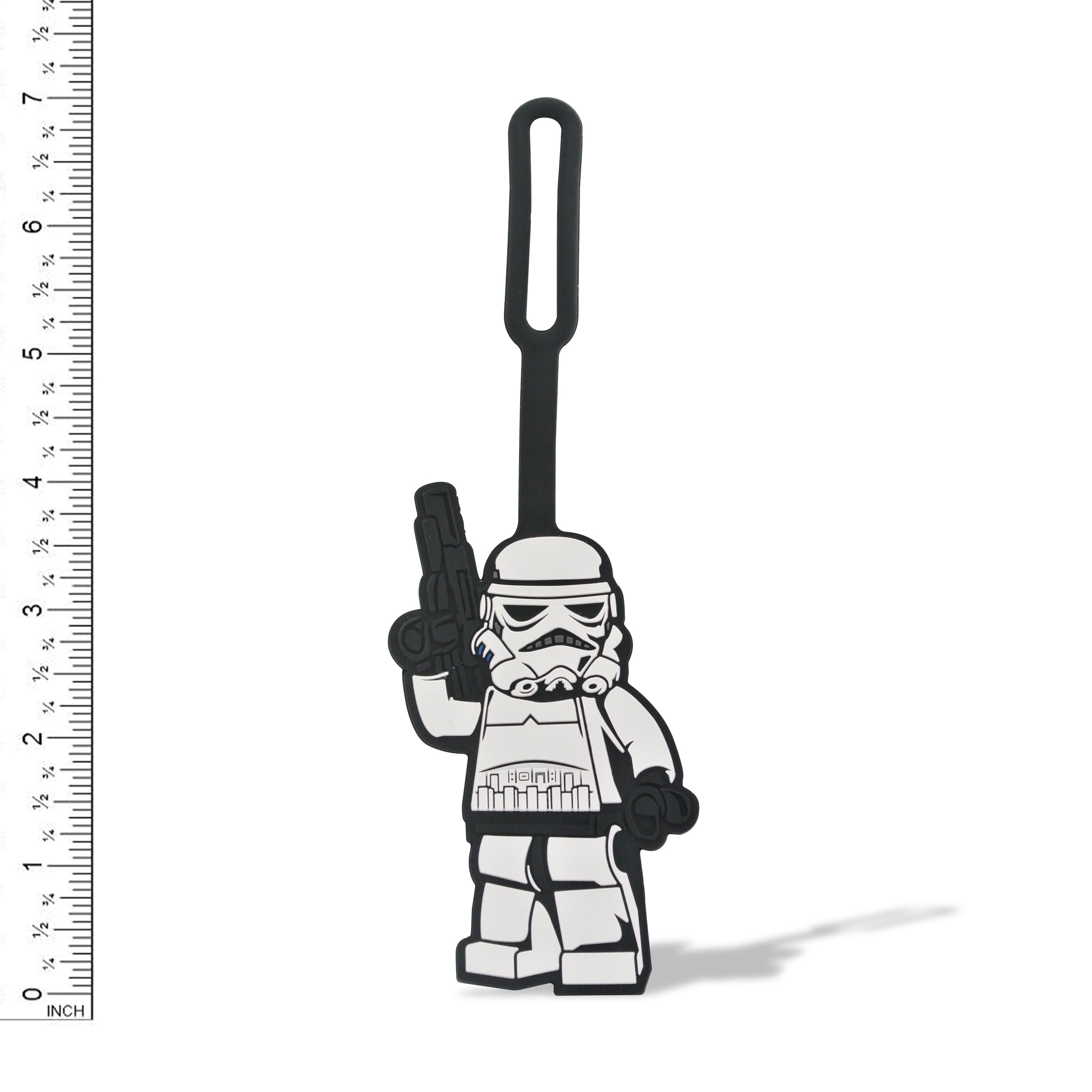 LEGO STAR WARS STORMTROOPER SILICONE BAG TAG