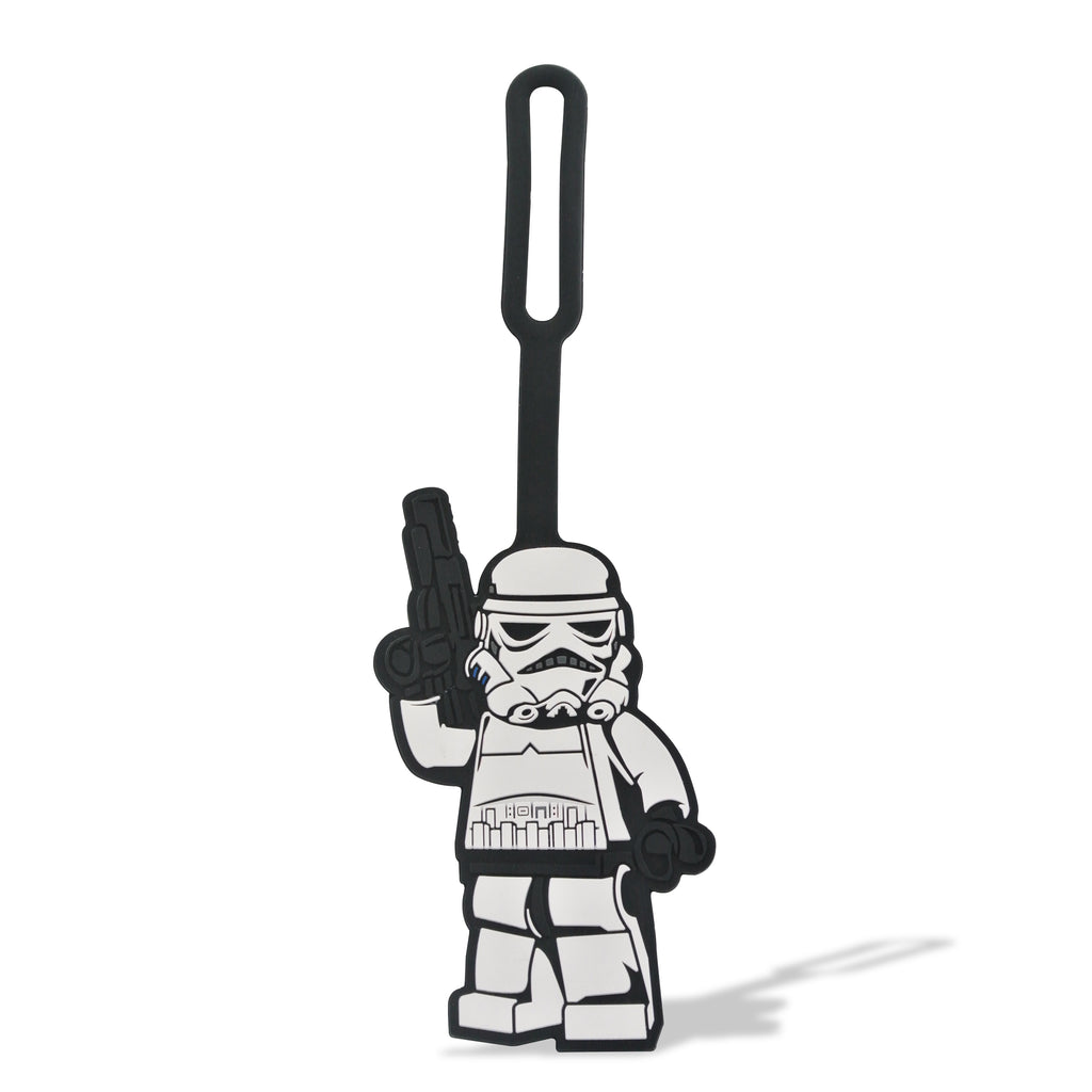 LEGO STAR WARS STORMTROOPER SILICONE BAG TAG