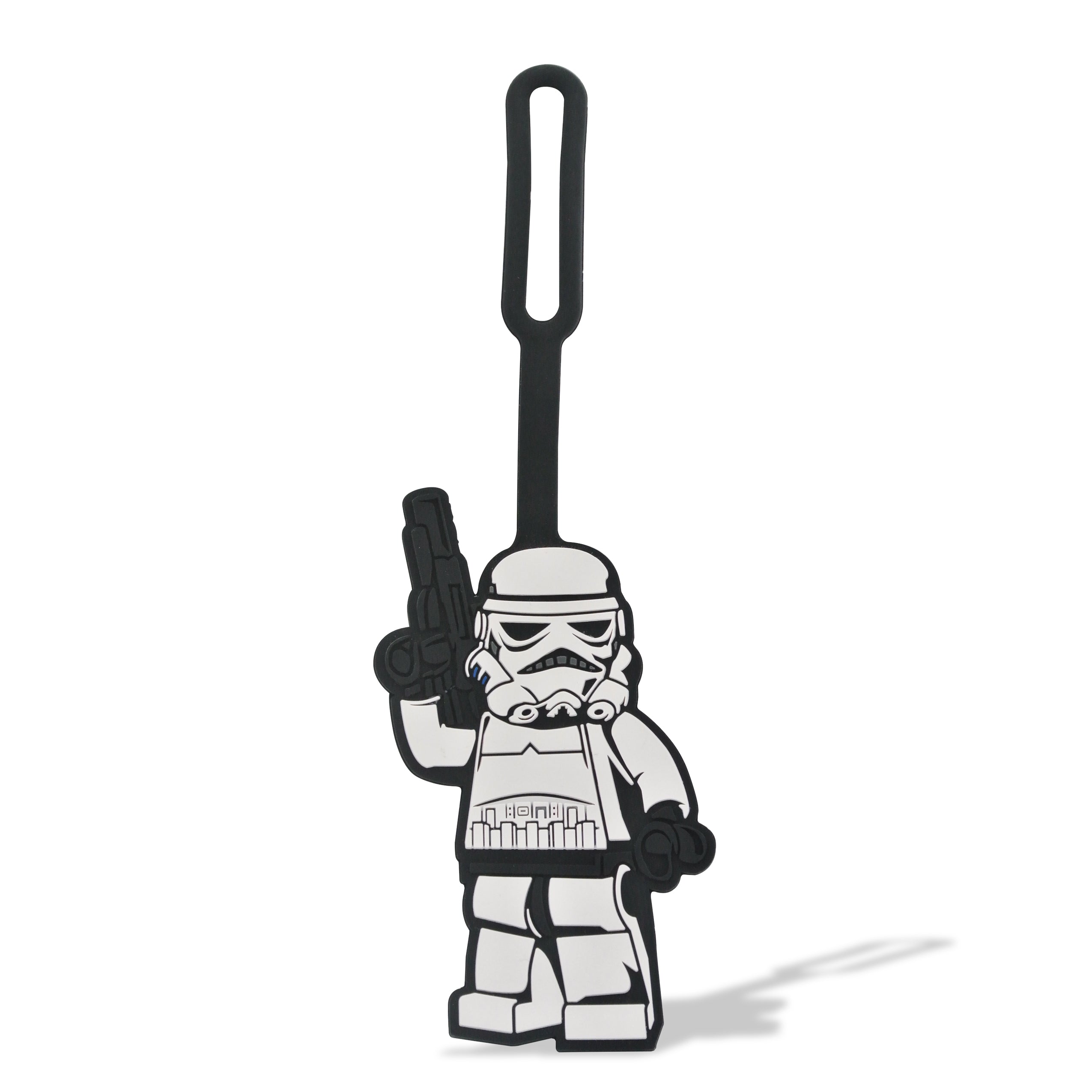 LEGO STAR WARS STORMTROOPER SILICONE BAG TAG