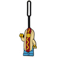 LEGO ICONIC HOT DOG MAN SILICONE BAG TAG - SMALL