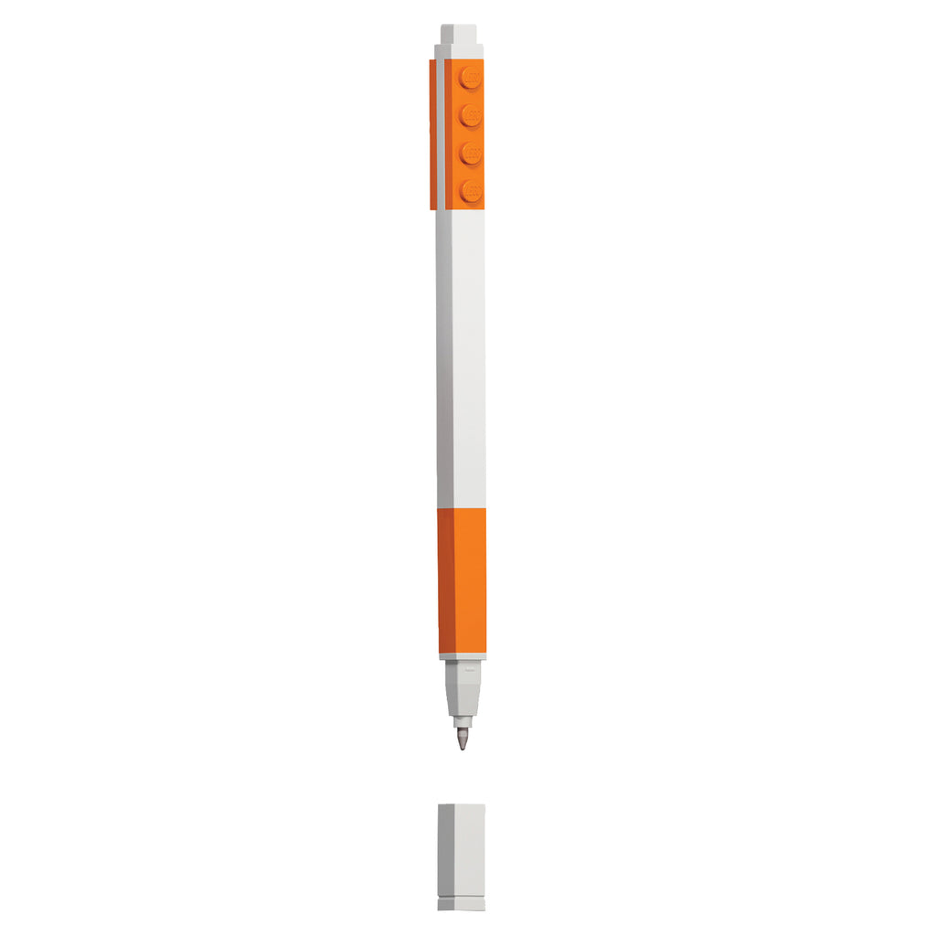 LEGO ICONIC GEL PEN BULK - ORANGE