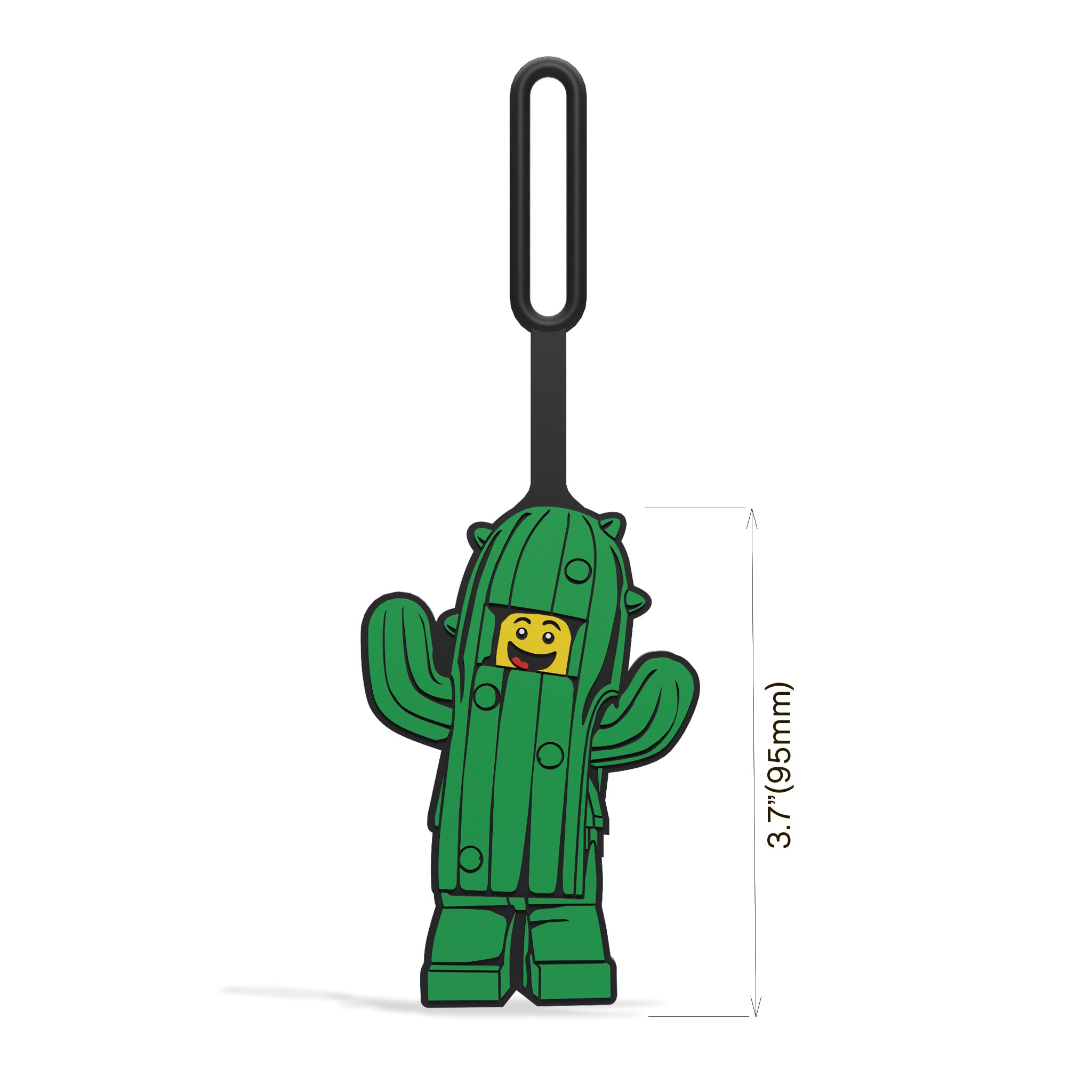 LEGO ICONIC CACTUS BOY SILICONE BAG TAG