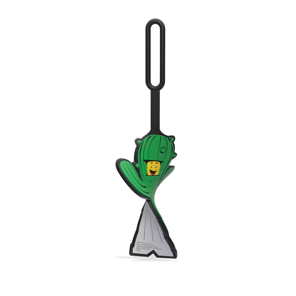 LEGO ICONIC CACTUS BOY SILICONE BAG TAG