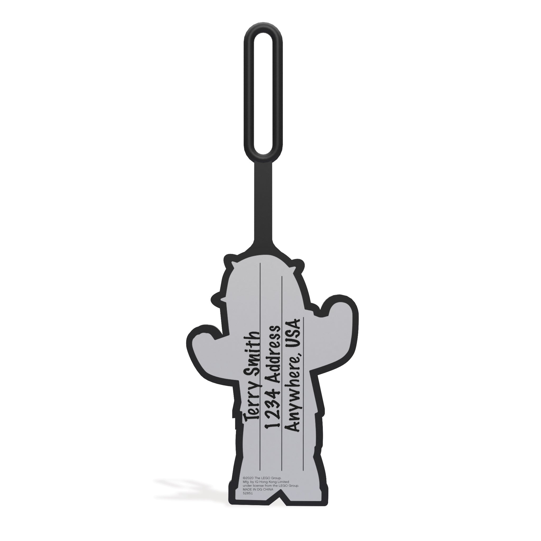 LEGO ICONIC CACTUS BOY SILICONE BAG TAG