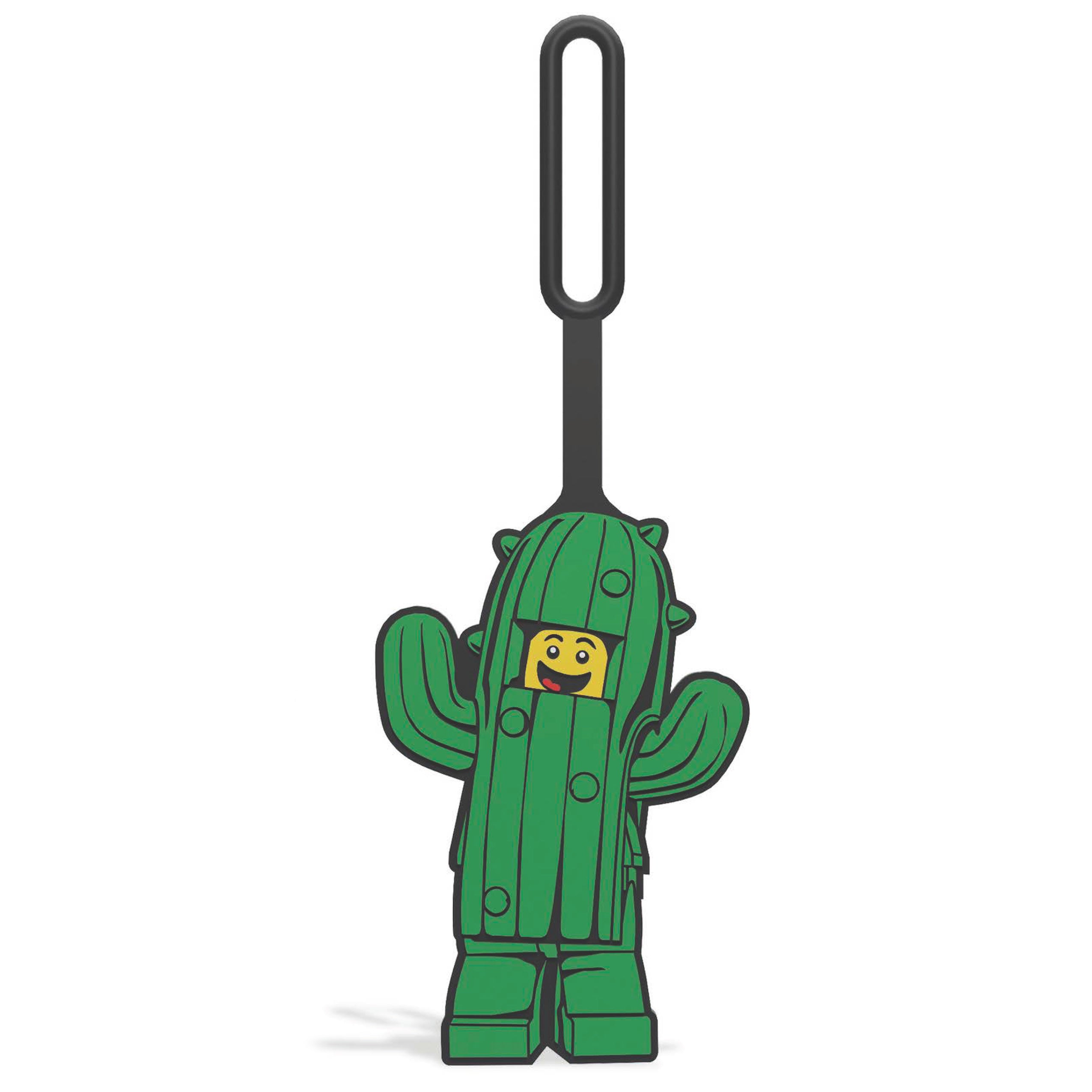 LEGO ICONIC CACTUS BOY SILICONE BAG TAG