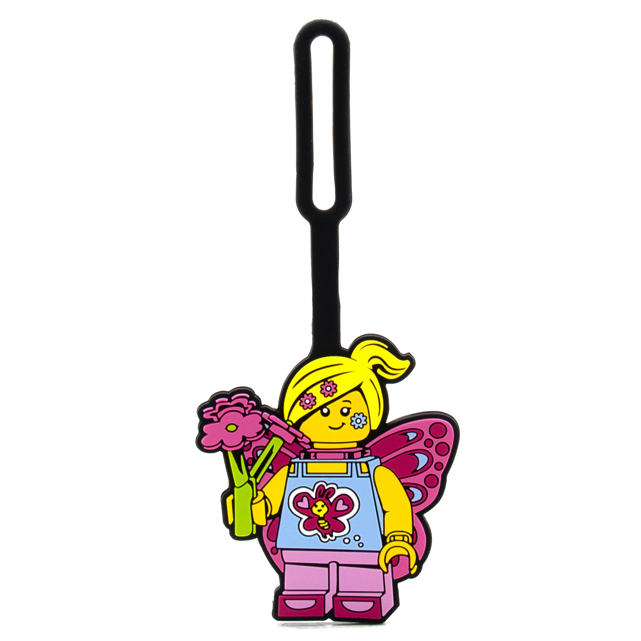 LEGO Butterfly Girl Bag tag