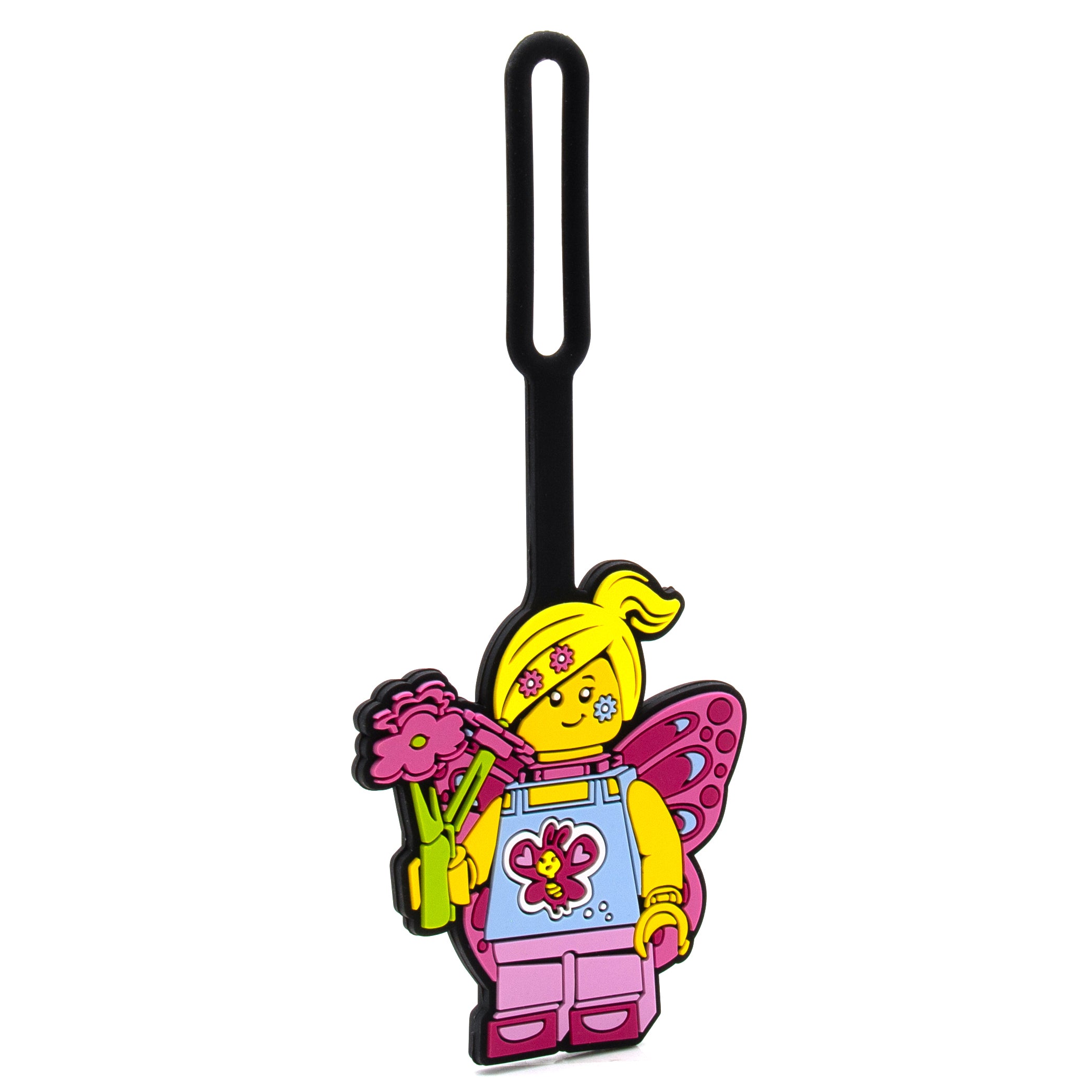 LEGO Butterfly Girl Bag tag