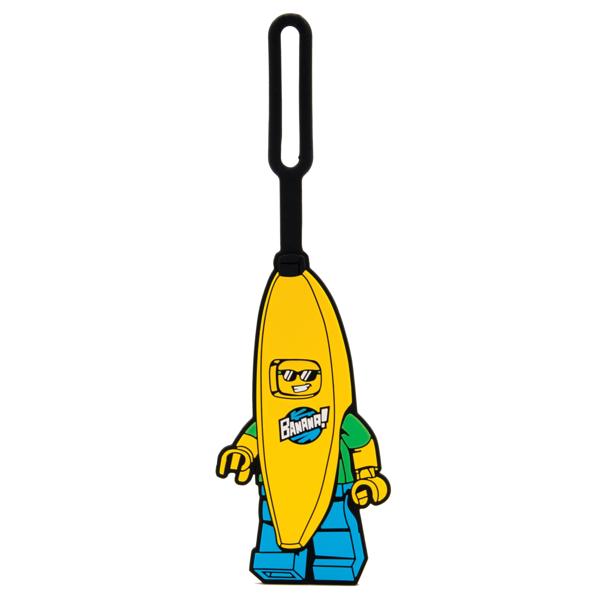 LEGO ICONIC BANANA GUY SILICONE BAG TAG - SMALL