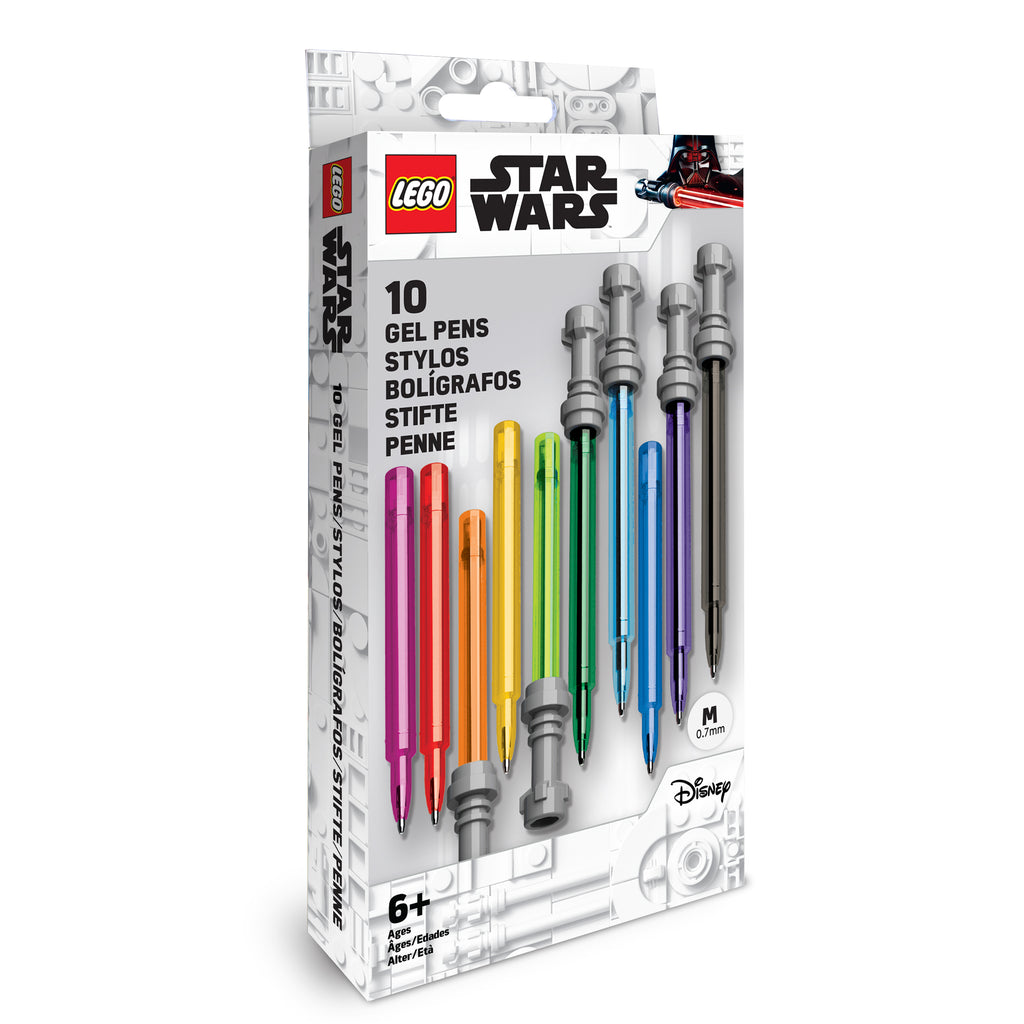 LEGO STAR WARS LIGHTSABER GEL PEN - 10 PACK