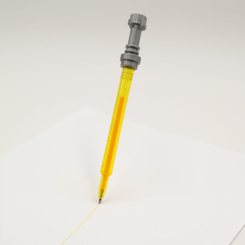 LEGO STAR WARS LIGHTSABER GEL PEN  - YELLOW