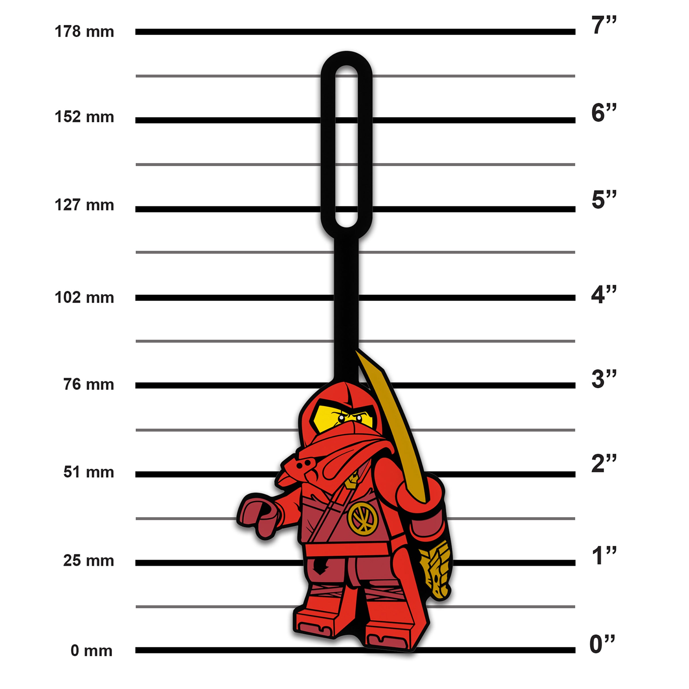 LEGO NINJAGO BAG TAG - KAI