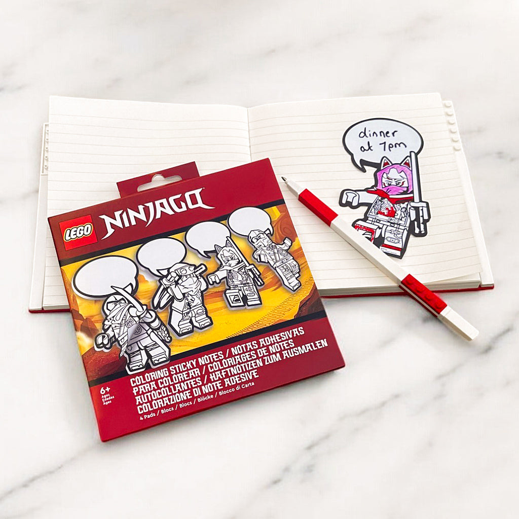 Lego Coloring Sticky Notes - Ninjago Dragon Rising