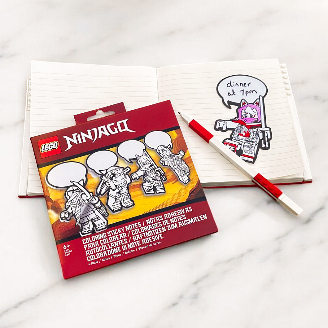 Lego Coloring Sticky Notes - Ninjago Dragon Rising