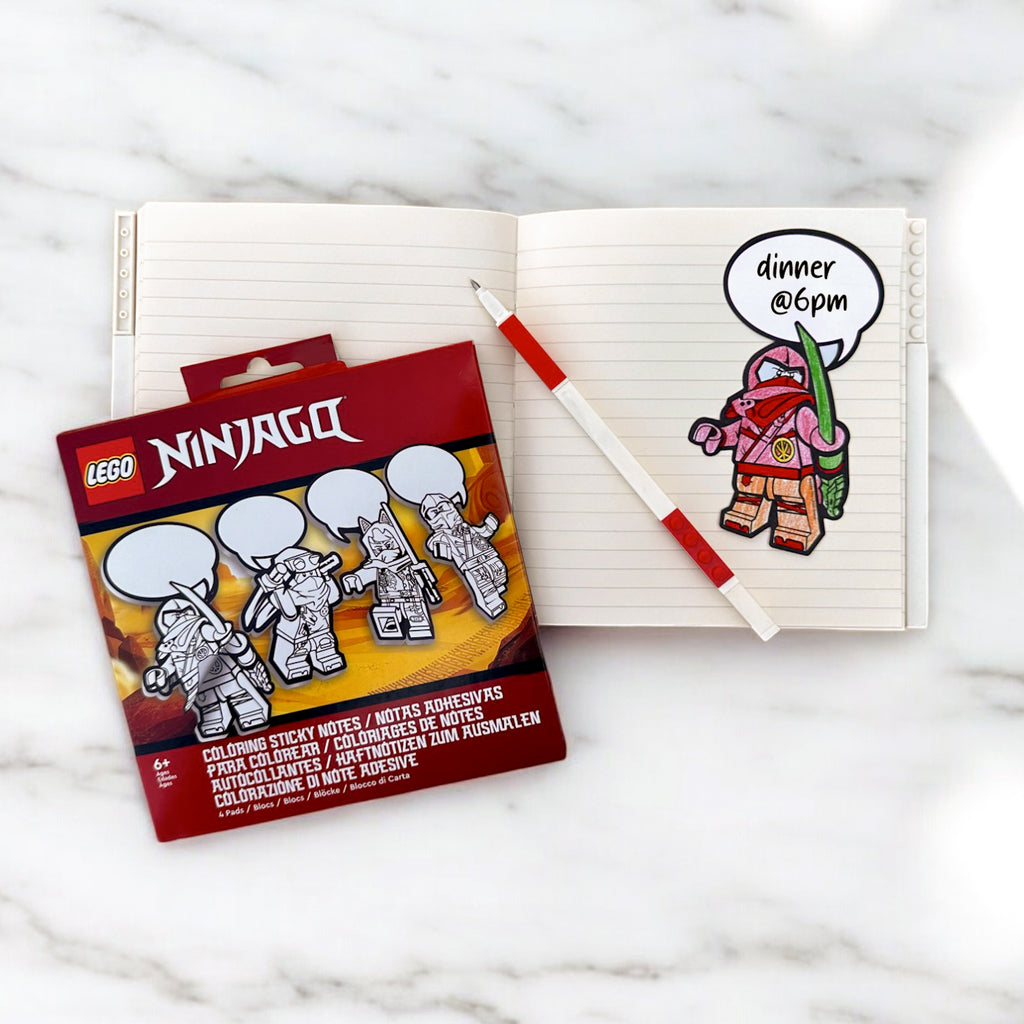 Lego Coloring Sticky Notes - Ninjago Dragon Rising