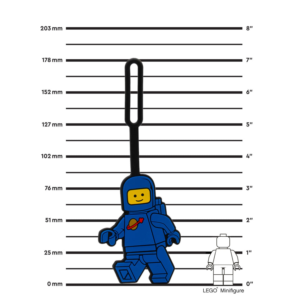 Lego Minifigures Bag Tag Spaceman-Blue