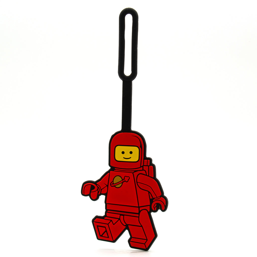 Lego Minifigures Bag Tag Spaceman Red