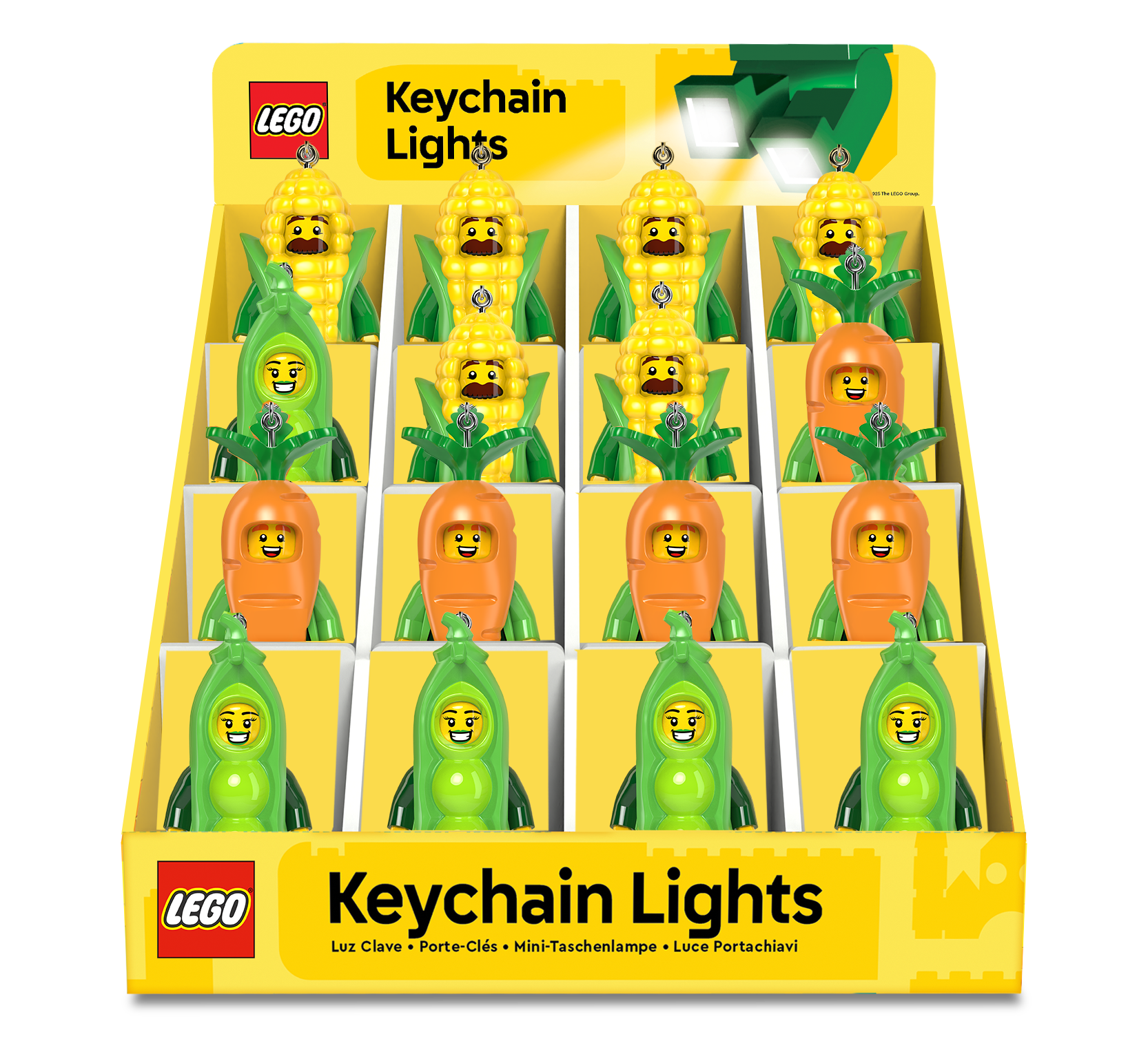 LEGO® Minifigures™ Keychain Light 16 CDU Farmers Market