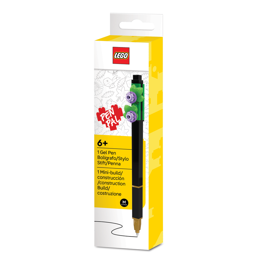LEGO PEN PAL GEL PEN & BUILDING TOY - BOTANICAL LAVENDER