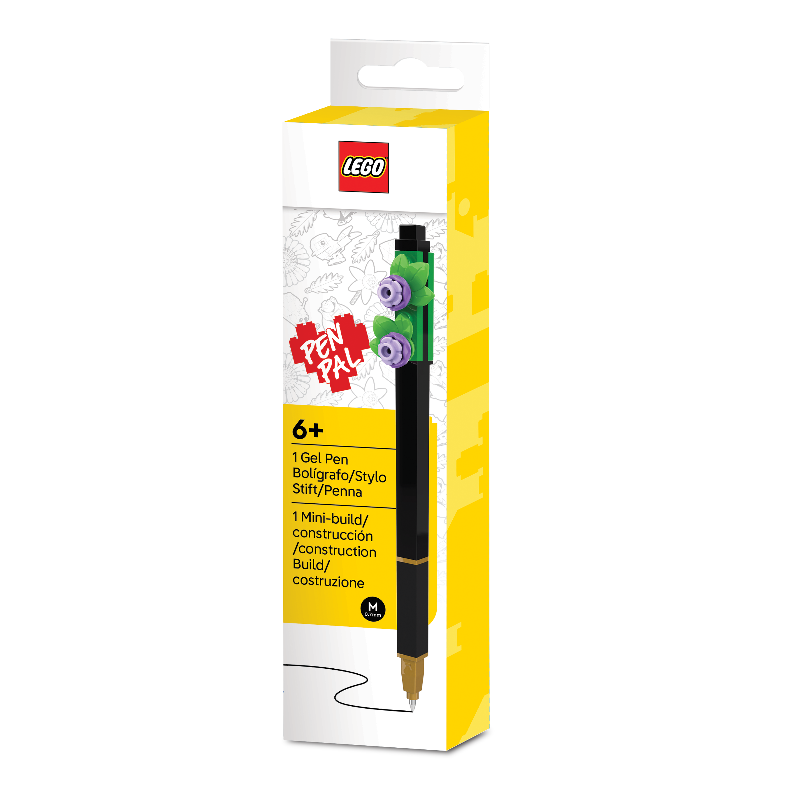 LEGO PEN PAL GEL PEN & BUILDING TOY - BOTANICAL LAVENDER