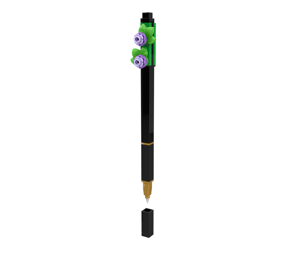 LEGO PEN PAL GEL PEN & BUILDING TOY - BOTANICAL LAVENDER