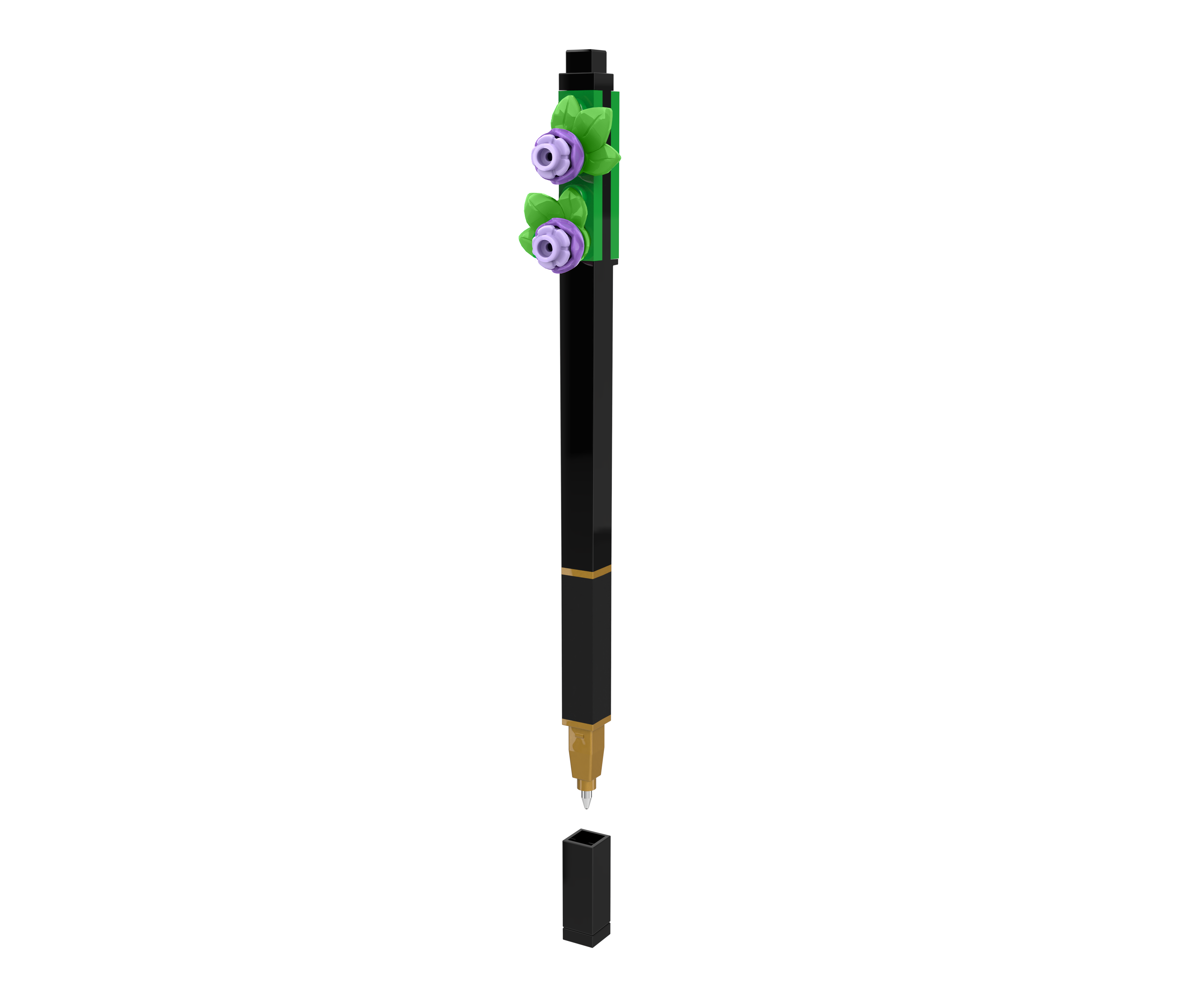 LEGO PEN PAL GEL PEN & BUILDING TOY - BOTANICAL LAVENDER