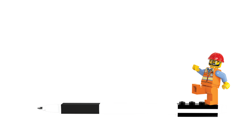 LEGO PEN PAL GEL PEN & Minifigure Black