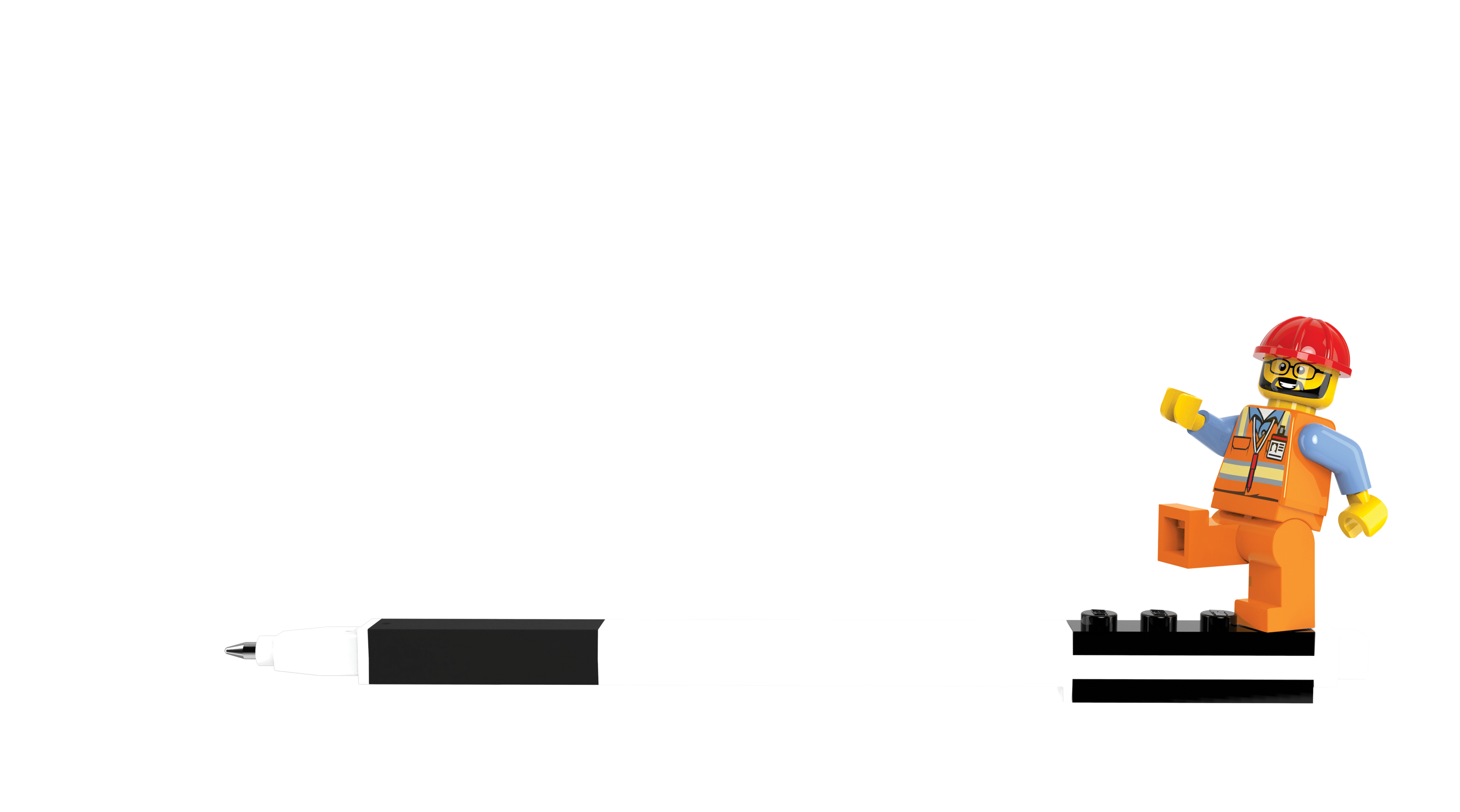 LEGO PEN PAL GEL PEN & Minifigure Black