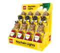 LEGO® Minifigures™ Keychain Light CDU – 16 Piece Holiday Assortment