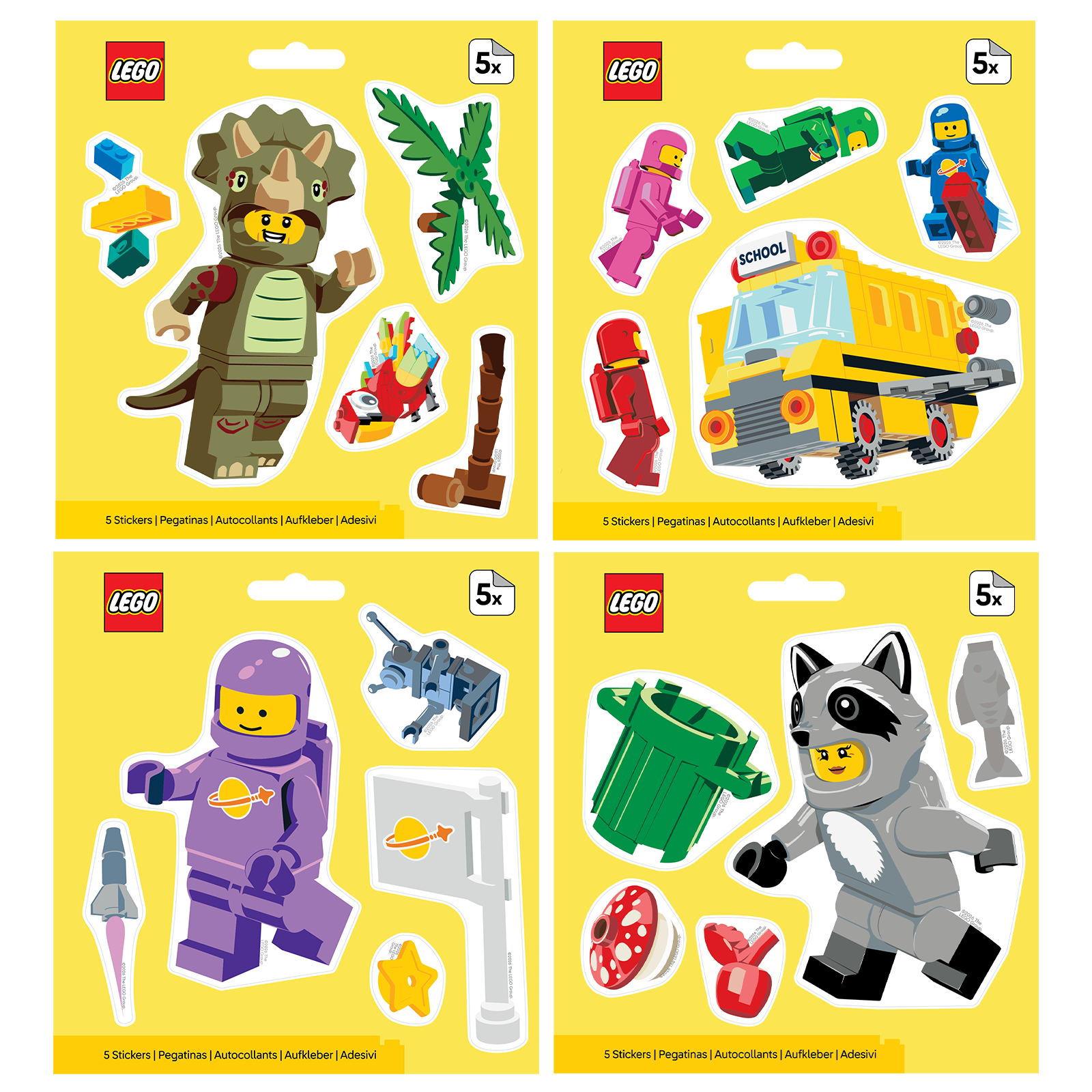 LEGO Classic Sticker 4 style Assortment (48pc, 12/Style)