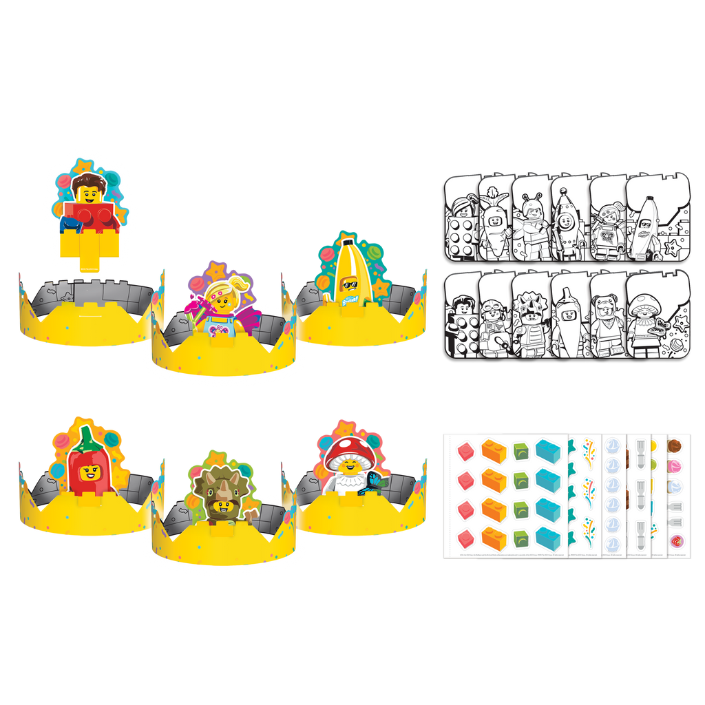 LEGO Coloring Creativity Set Birthday