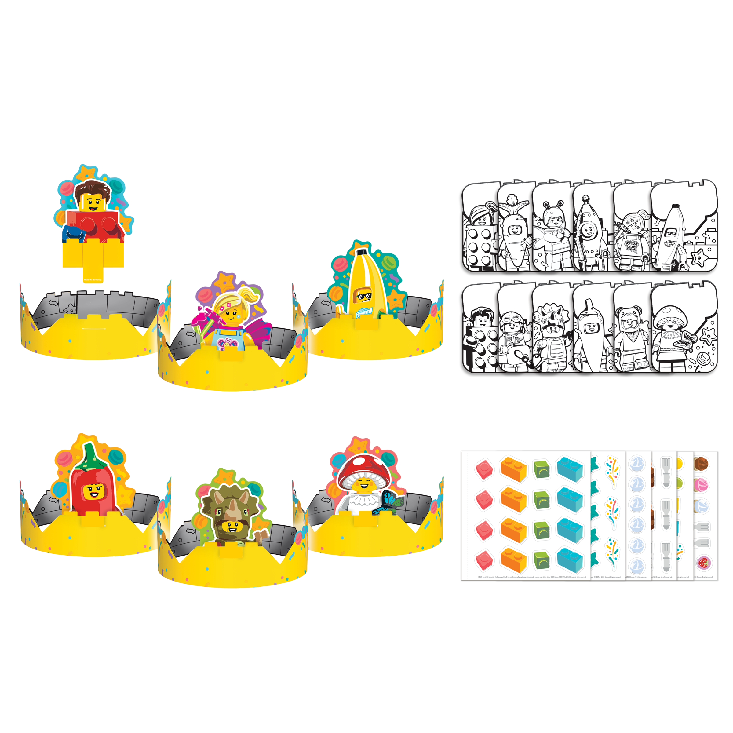 LEGO Coloring Creativity Set Birthday
