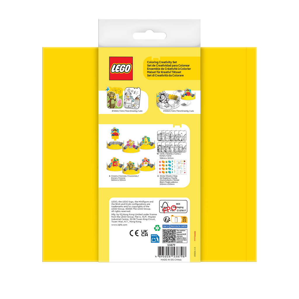 LEGO Coloring Creativity Set Birthday