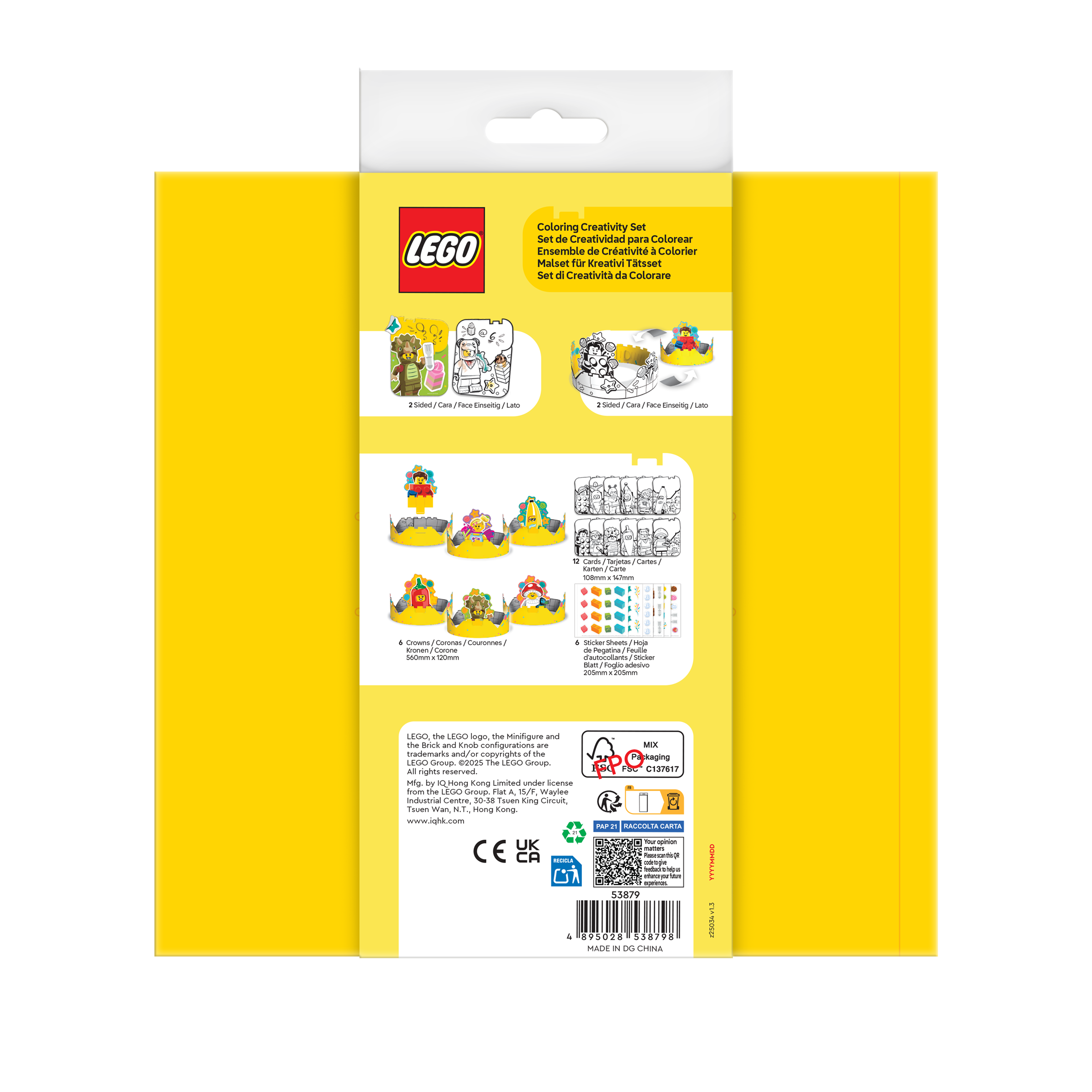 LEGO Coloring Creativity Set Birthday