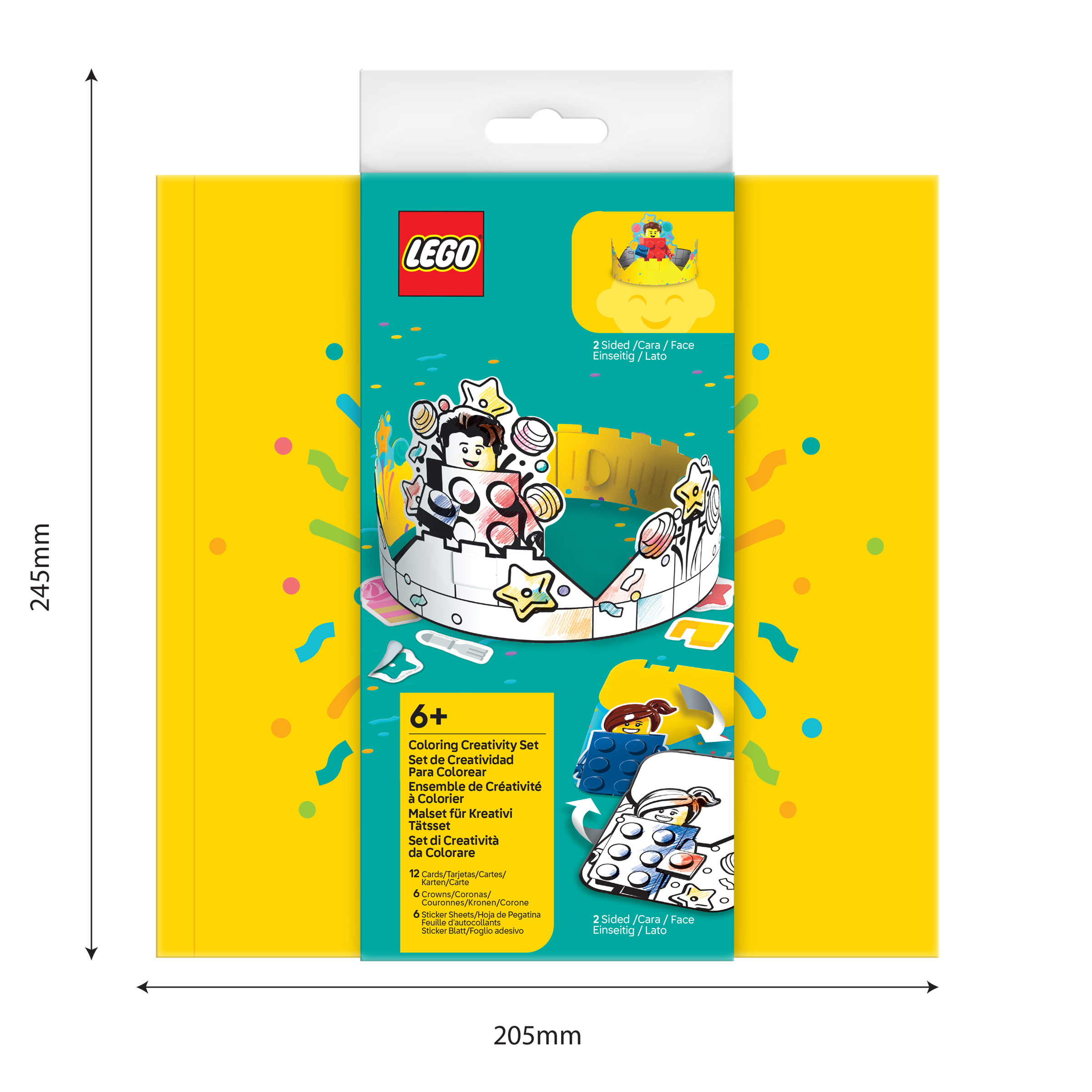 LEGO Coloring Creativity Set Birthday