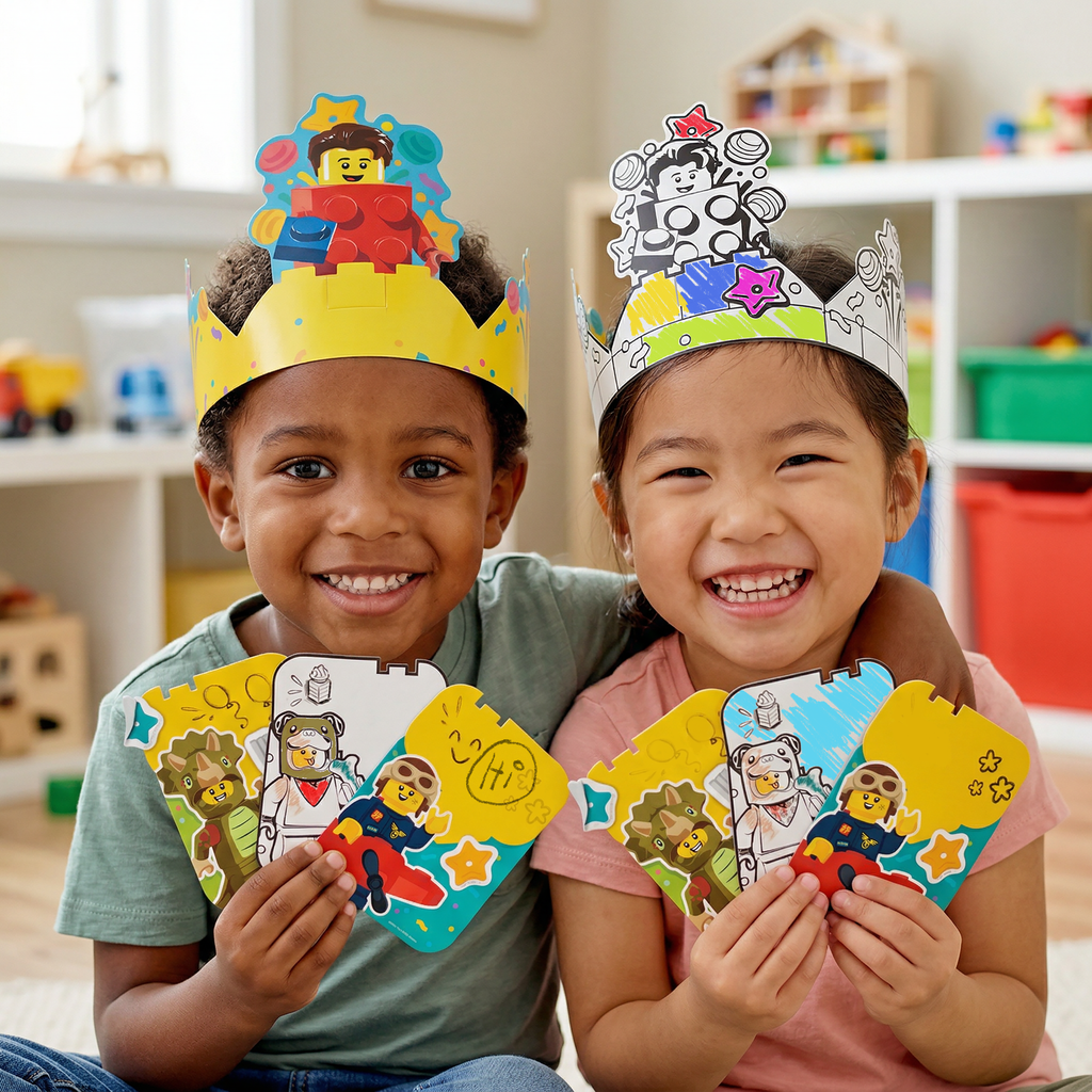 LEGO Coloring Creativity Set Birthday