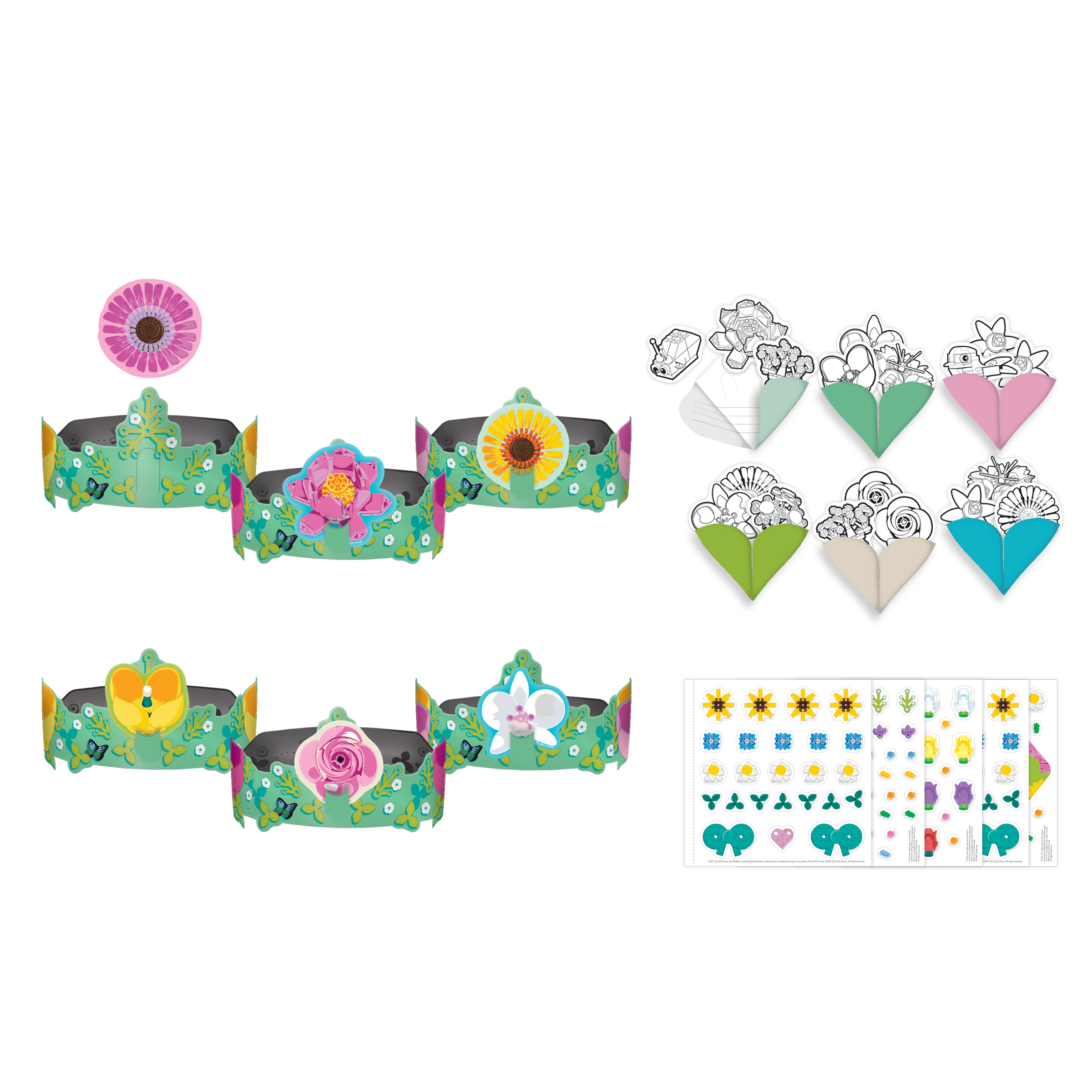 LEGO Botanicals Coloring Creativity Set Wildflowers