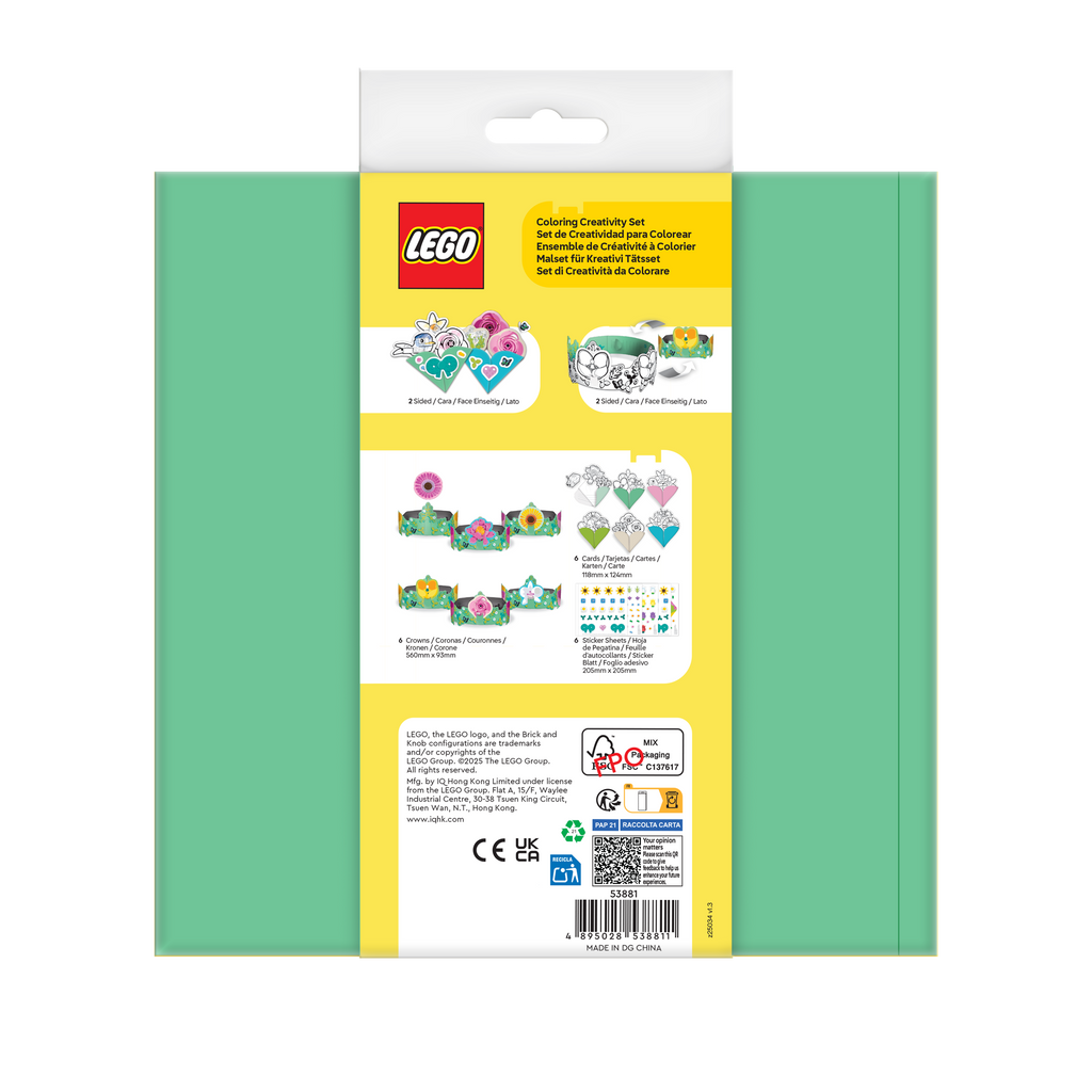 LEGO Botanicals Coloring Creativity Set Wildflowers
