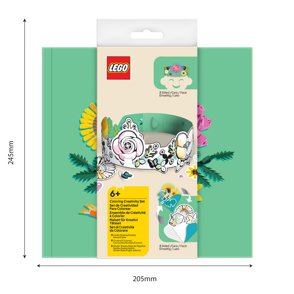 LEGO Botanicals Coloring Creativity Set Wildflowers