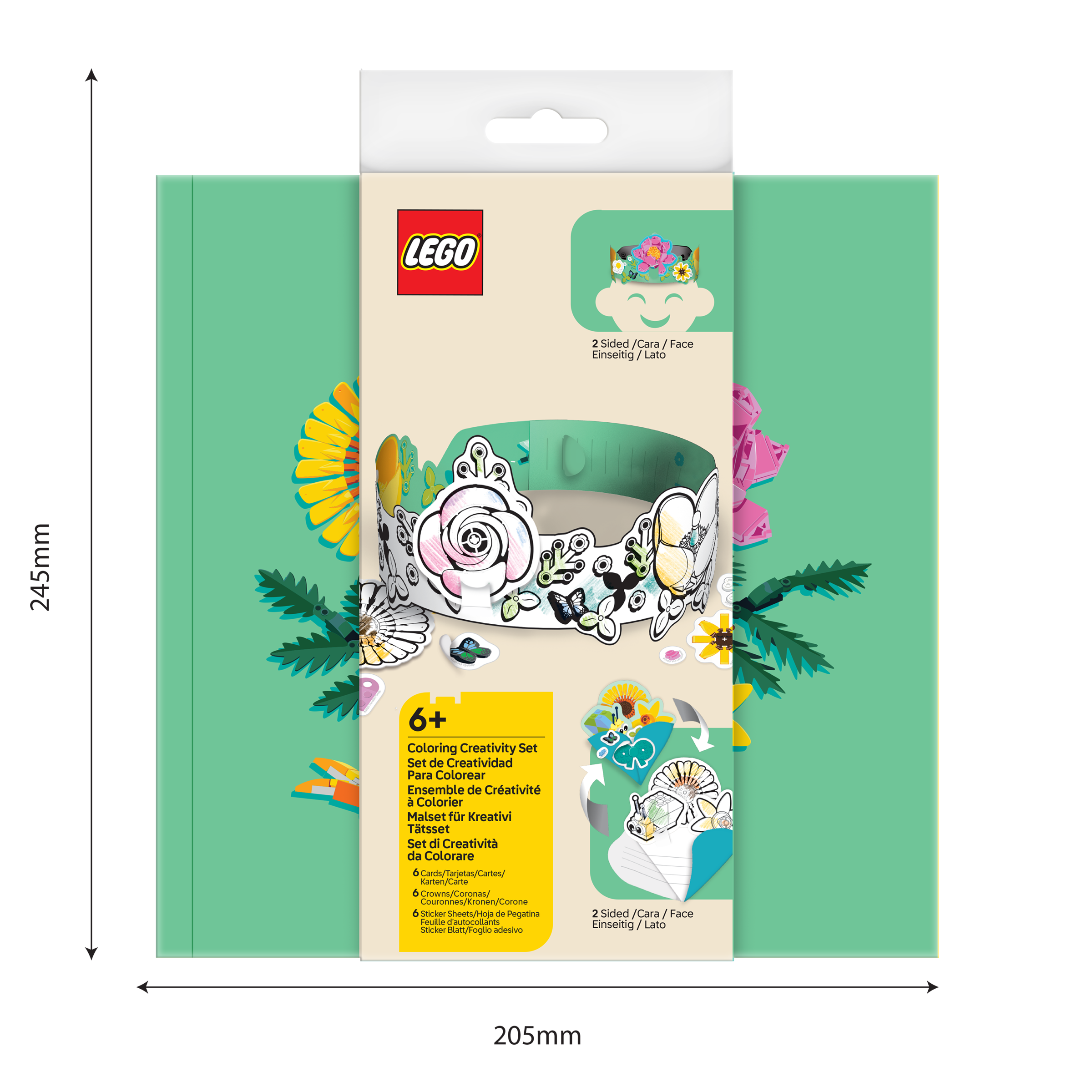 LEGO Botanicals Coloring Creativity Set Wildflowers