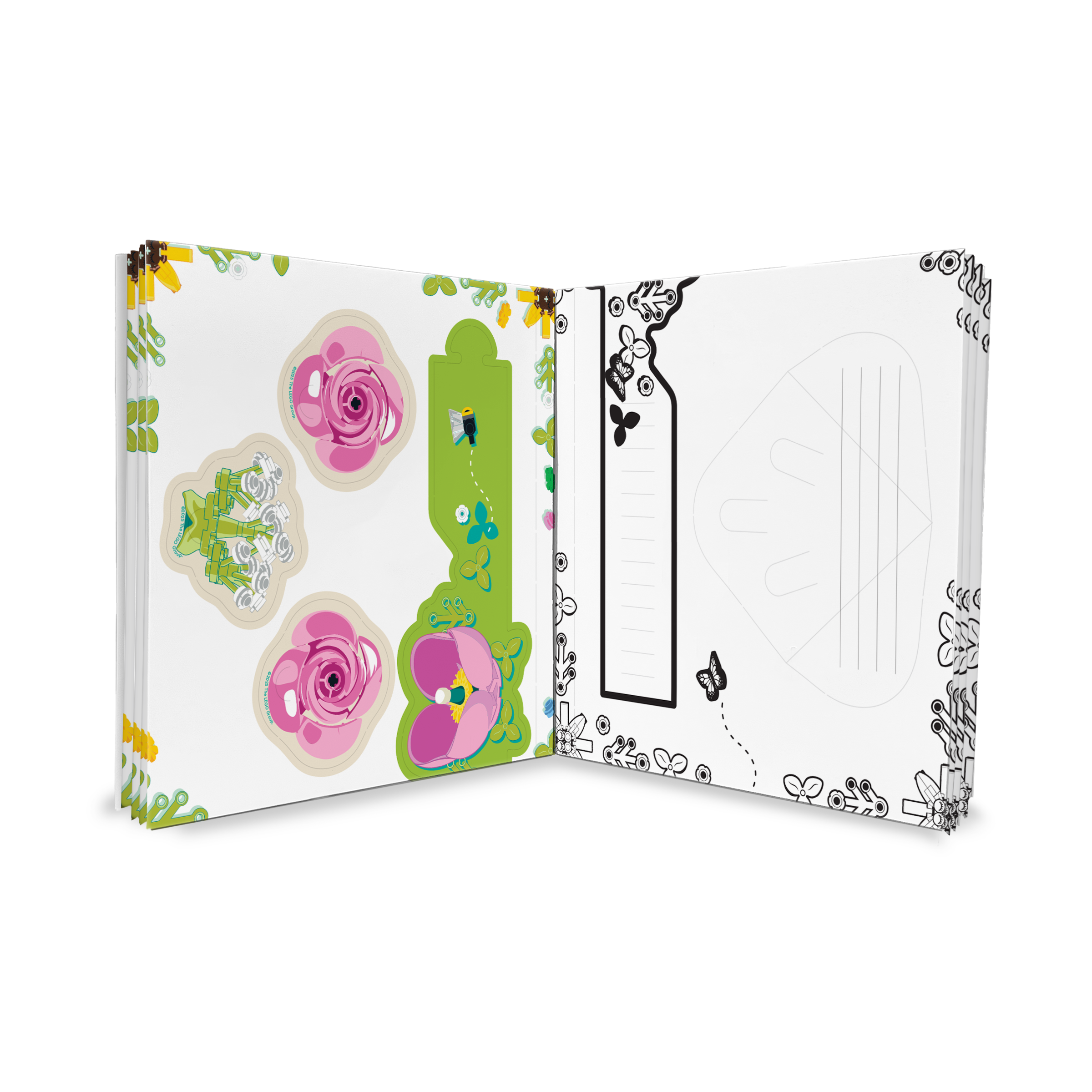 LEGO Botanicals Coloring Creativity Set Wildflowers