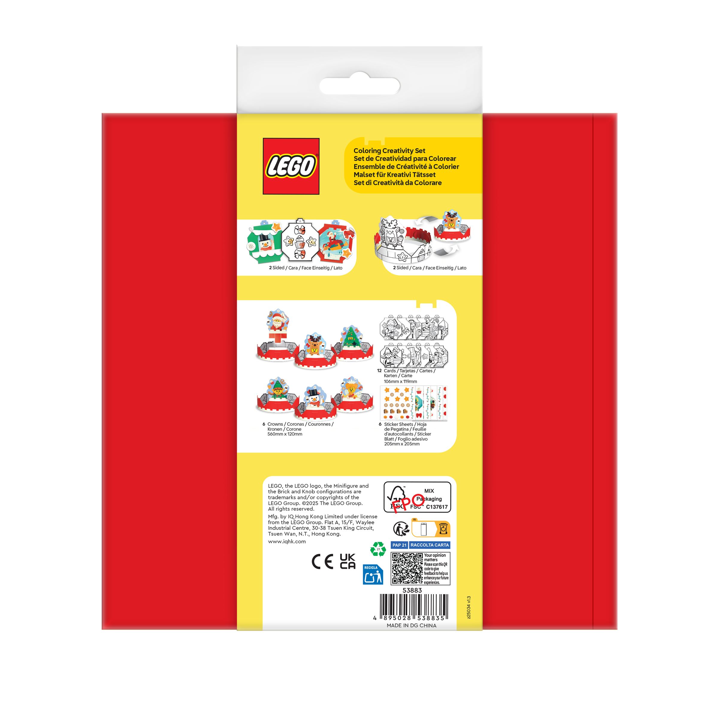 LEGO Coloring Creativity Set Holiday